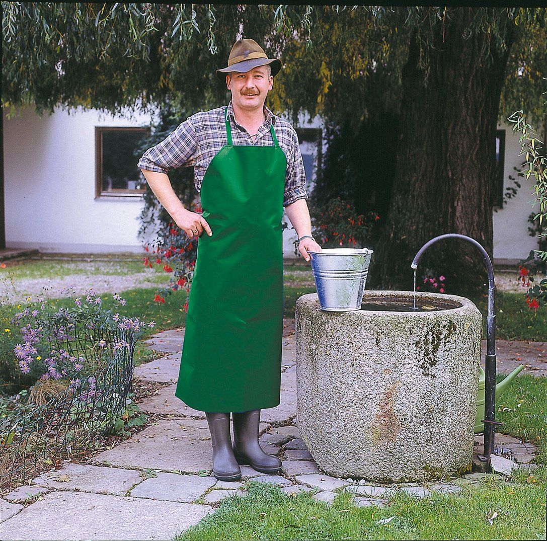 Milking and washing apron green 120 x 80 cm