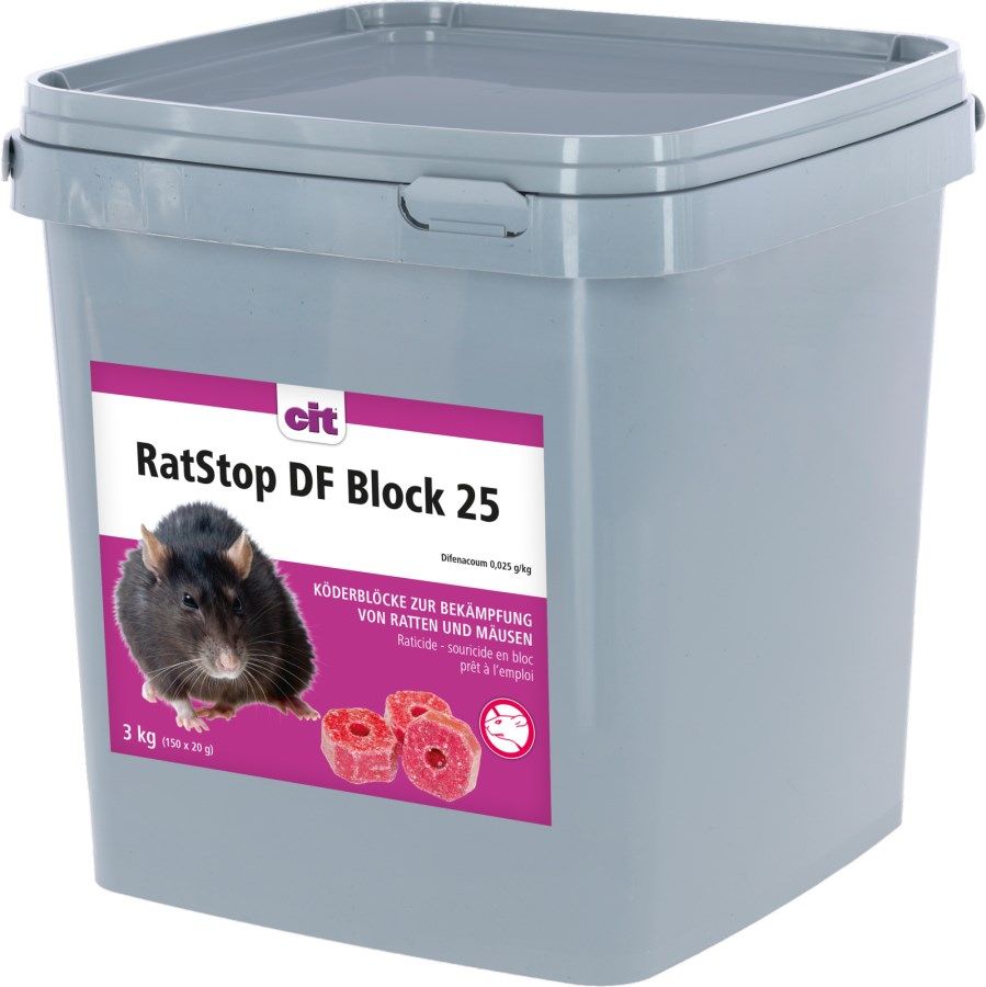 Cit RatStop DF Block 25 Rattenköder / Mäuseköder
