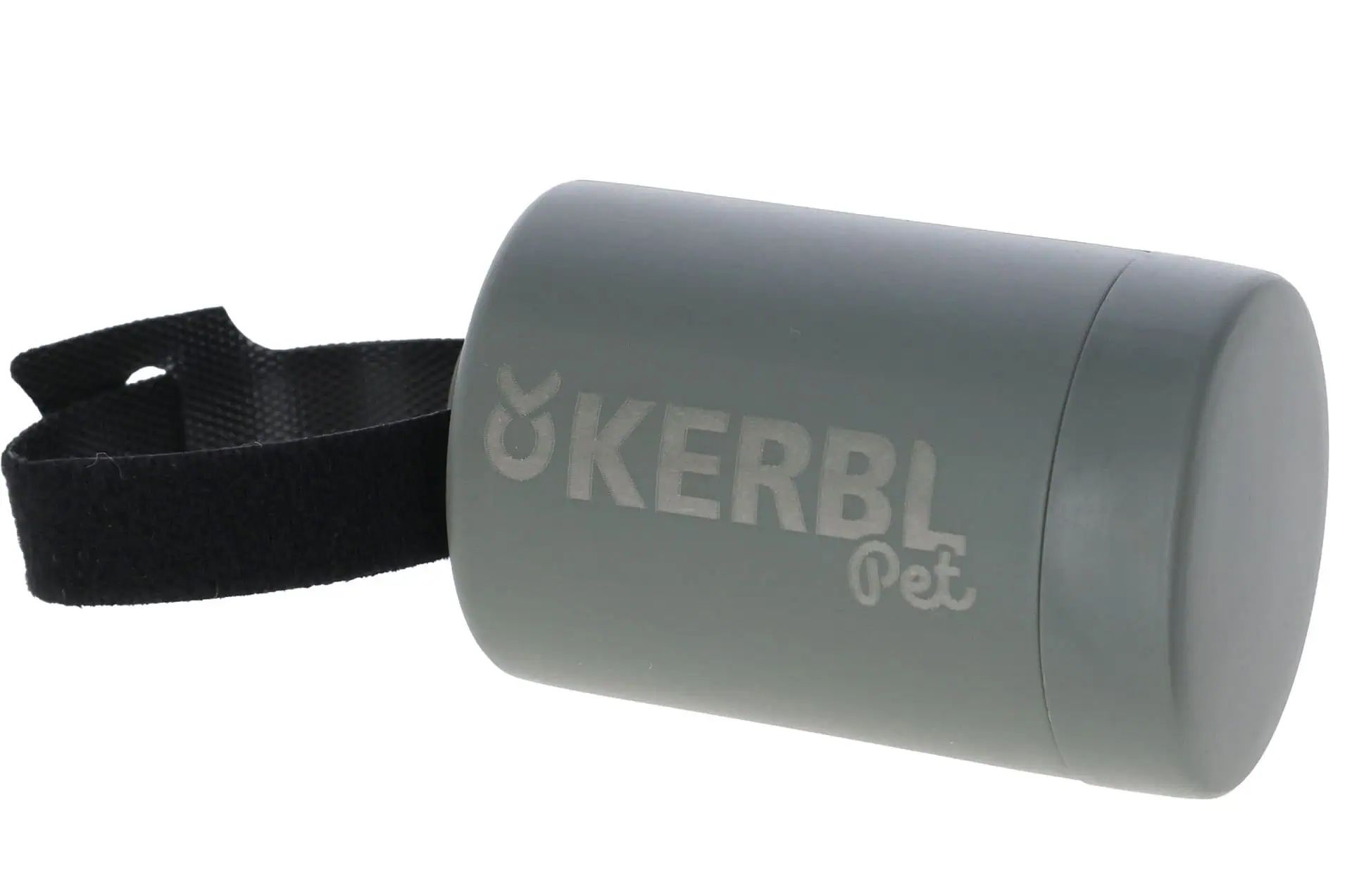 Kerbl Pet Hundekotbeutel-Spender mit Klettband, 15 Beutel, Vorderansicht, Logo