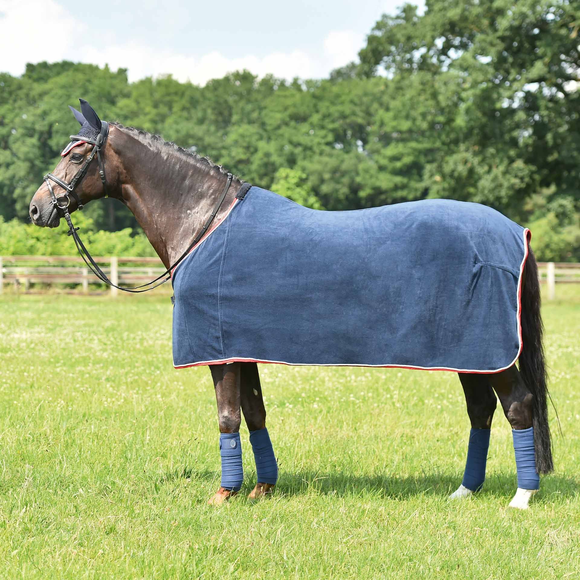 BUSSE Svettmatta WAVE 115 navyblå/vit/röd