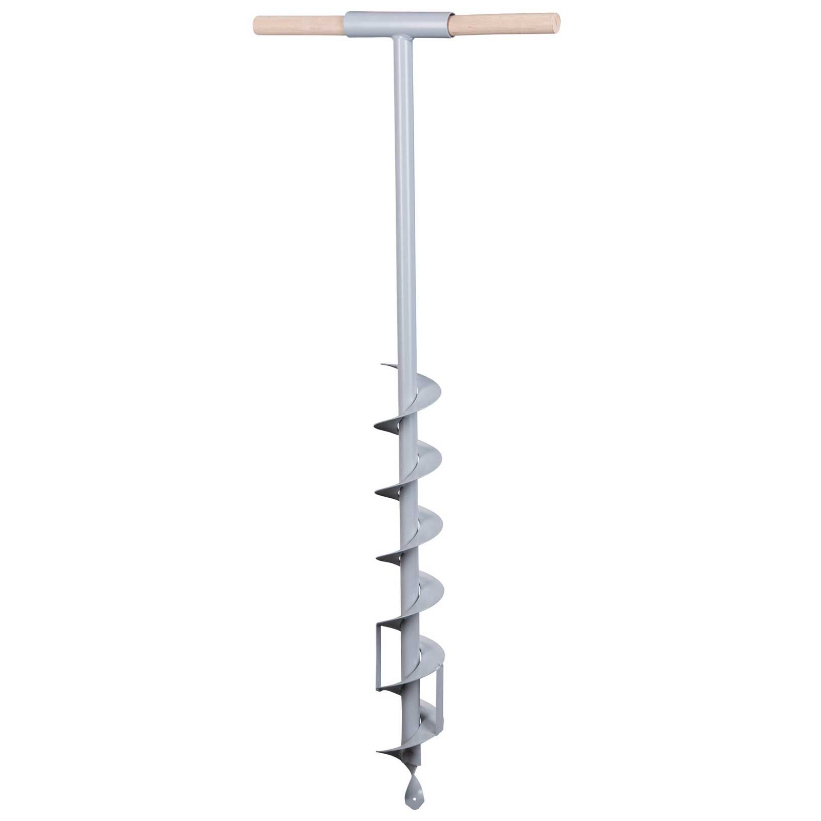 AKO Erdbohrer für Zaunbau mit T-Griff, robuster Stahl, Ø 15 cm