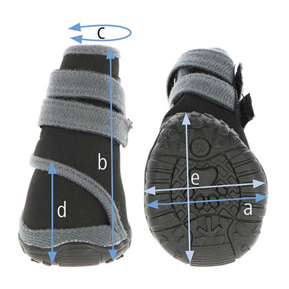 Kerbl Pfotenschutz-Schuhe Active, Hundeschuhe 2er-Set, L