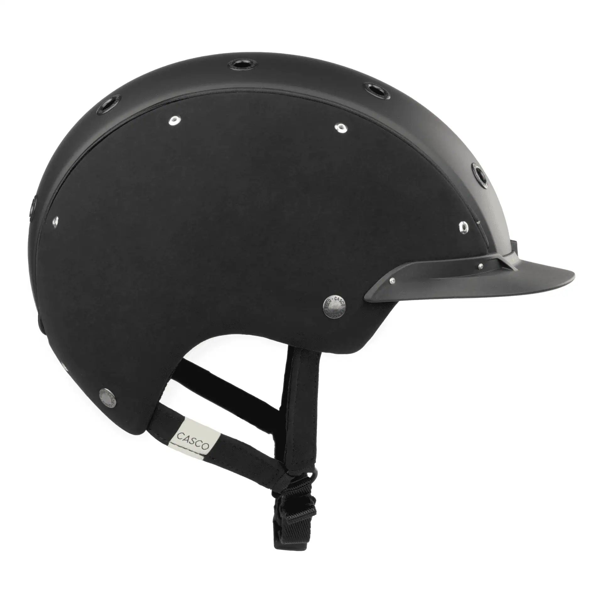 Casco Reithelm Champ Precision, sportlicher Reiterhelm mit Helmbox, embellis black, 56-58