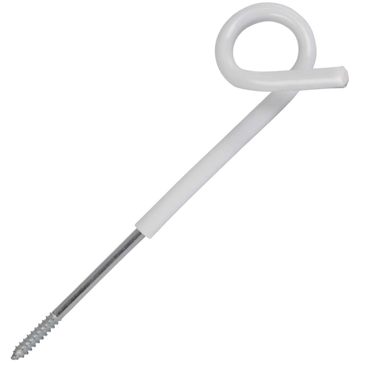 AKO 5x Langstiel-Ösenisolator Schweineschwanz-Isolator Weidezaun, 40 cm