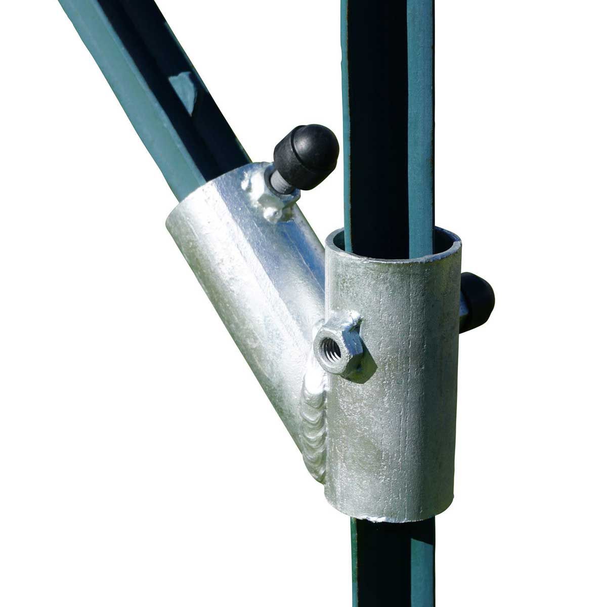 T-Post fence starter kit for t-posts, detail view, clamp