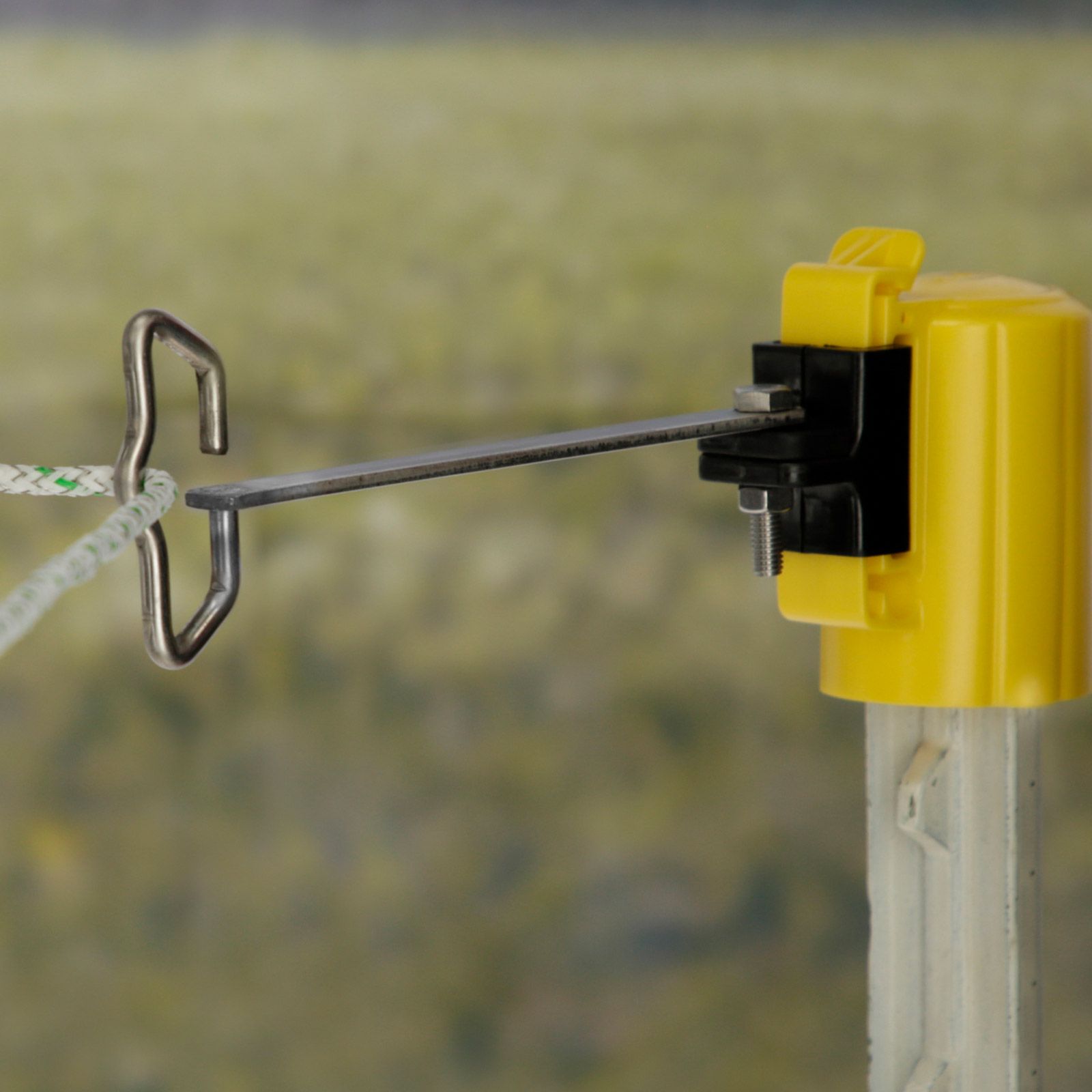 AKO Isolateur de tête d'angle T-Post pour ruban, corde, fil jusqu'à 40 mm