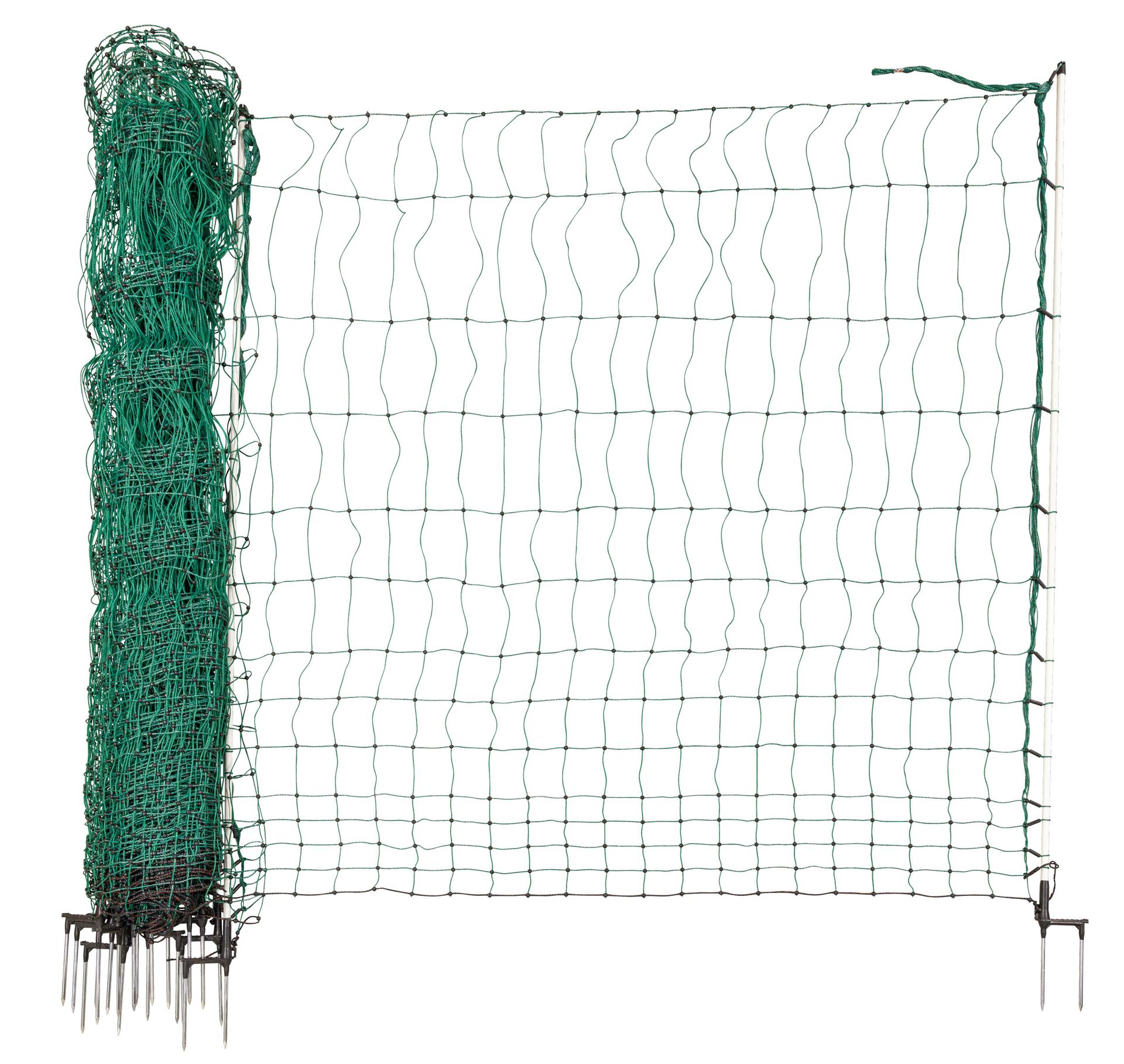 AKO Geflügelnetz elektrifizierbar, 25 m x 170 cm, Doppelspitze