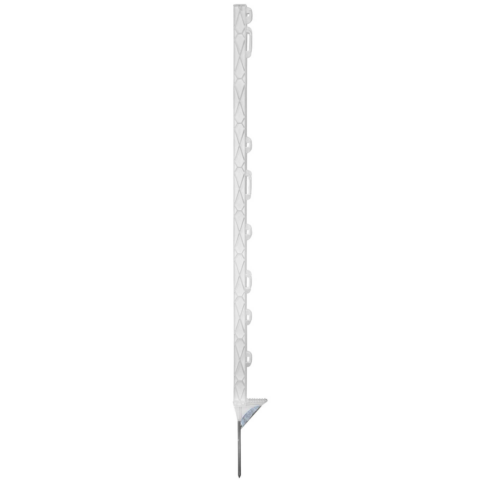 5x AKO Paletto in plastica TITAN PLUS con rinforzo metallico 110 cm Bianco