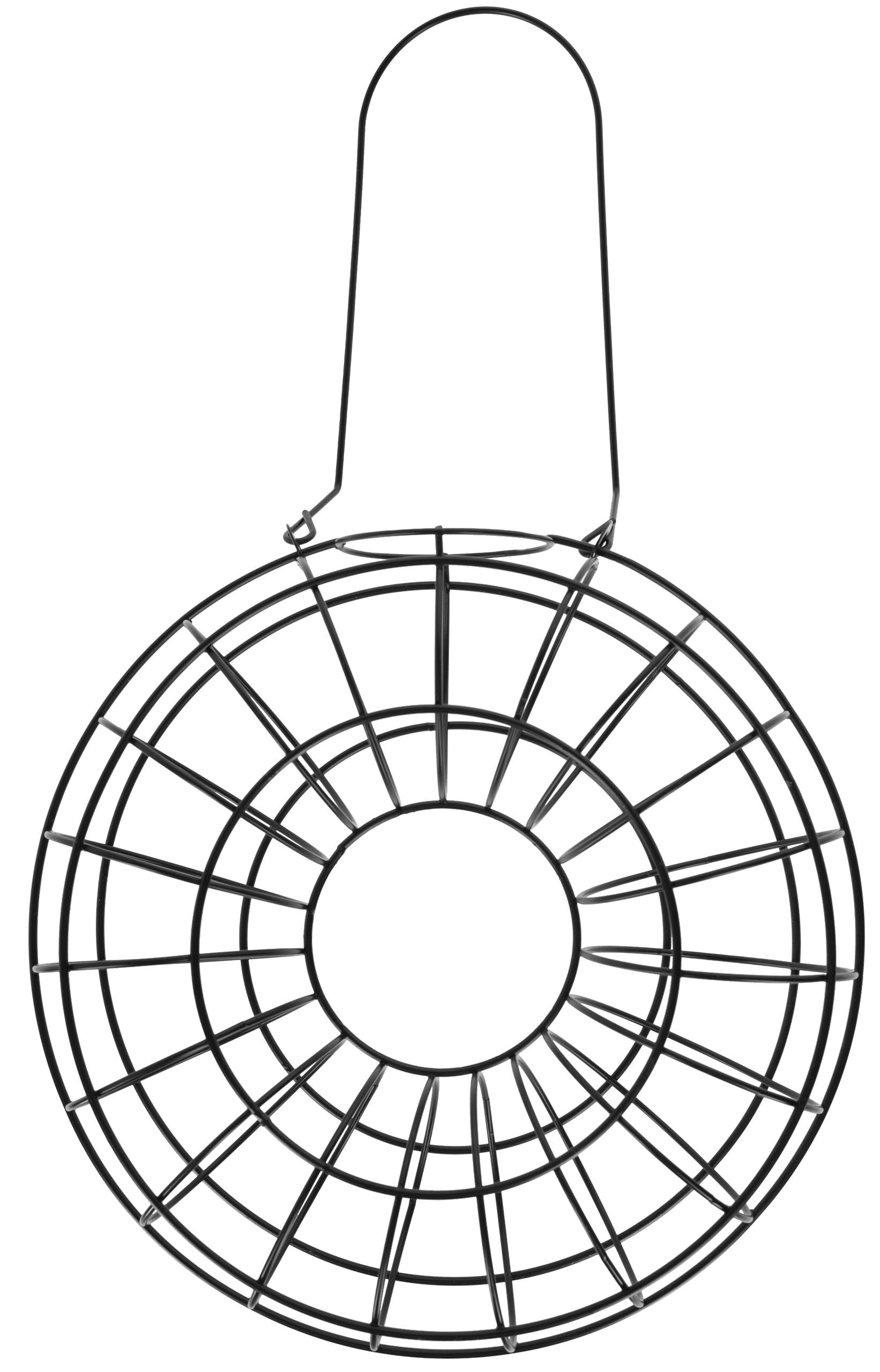  Drahtkorb, runder Rahmen, hängender Korb, Metallrahmen, Auffangkorb