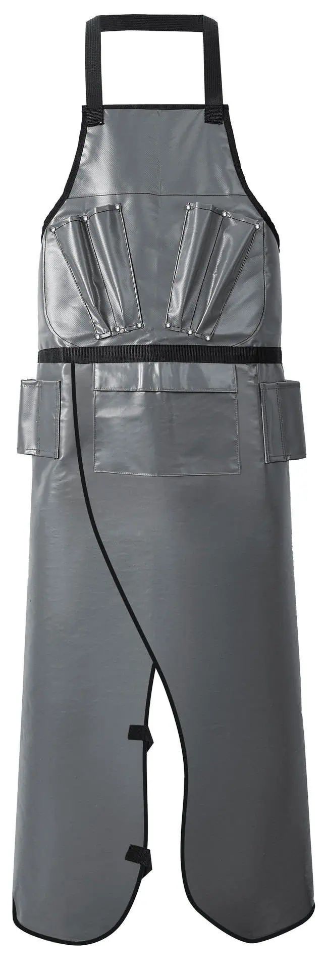 Hoof trimmer apron with leg cut-out, one size