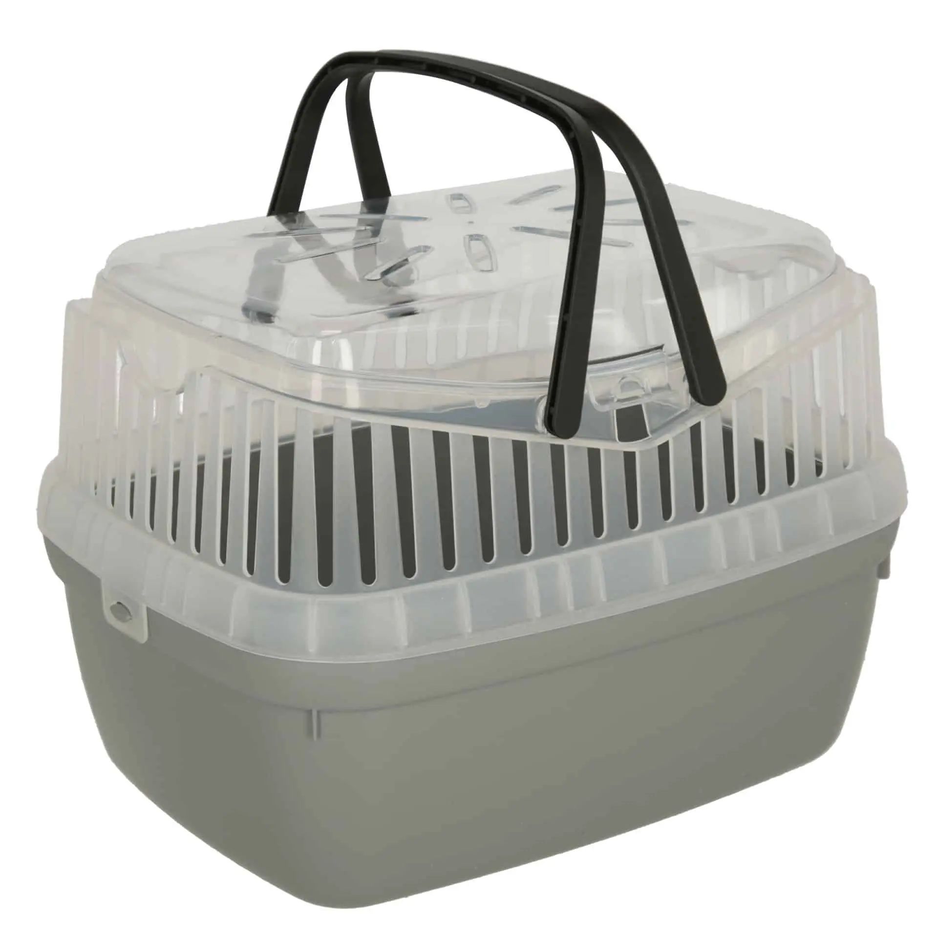 Kerbl Cutie de Transport Portobello Gri/Transparentă, 30 x 23 x 23 cm