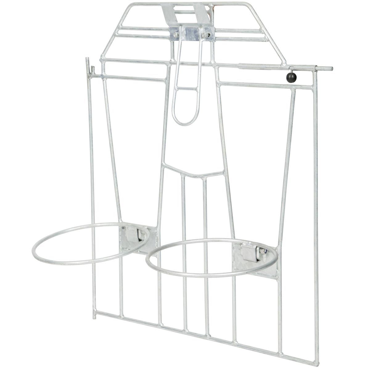 Kit porte et roues pour niche à veau PE UV+