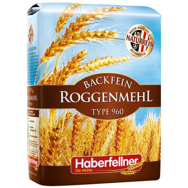 Haberfellner Rye Flour Type 997 / R960, label