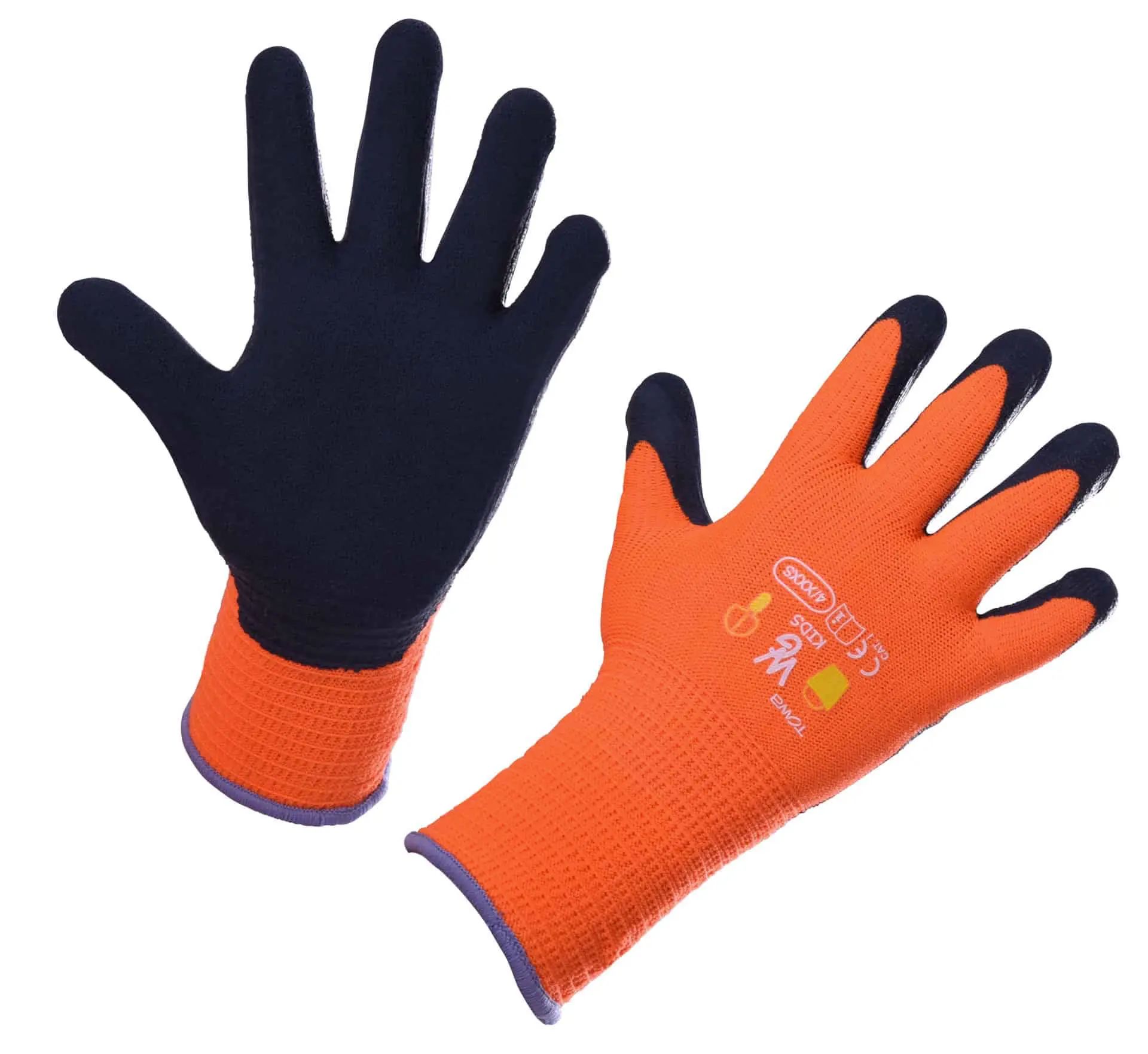 Gants enfant Kerbl TOWA revêtement latex, tricot fin, Latex Coated