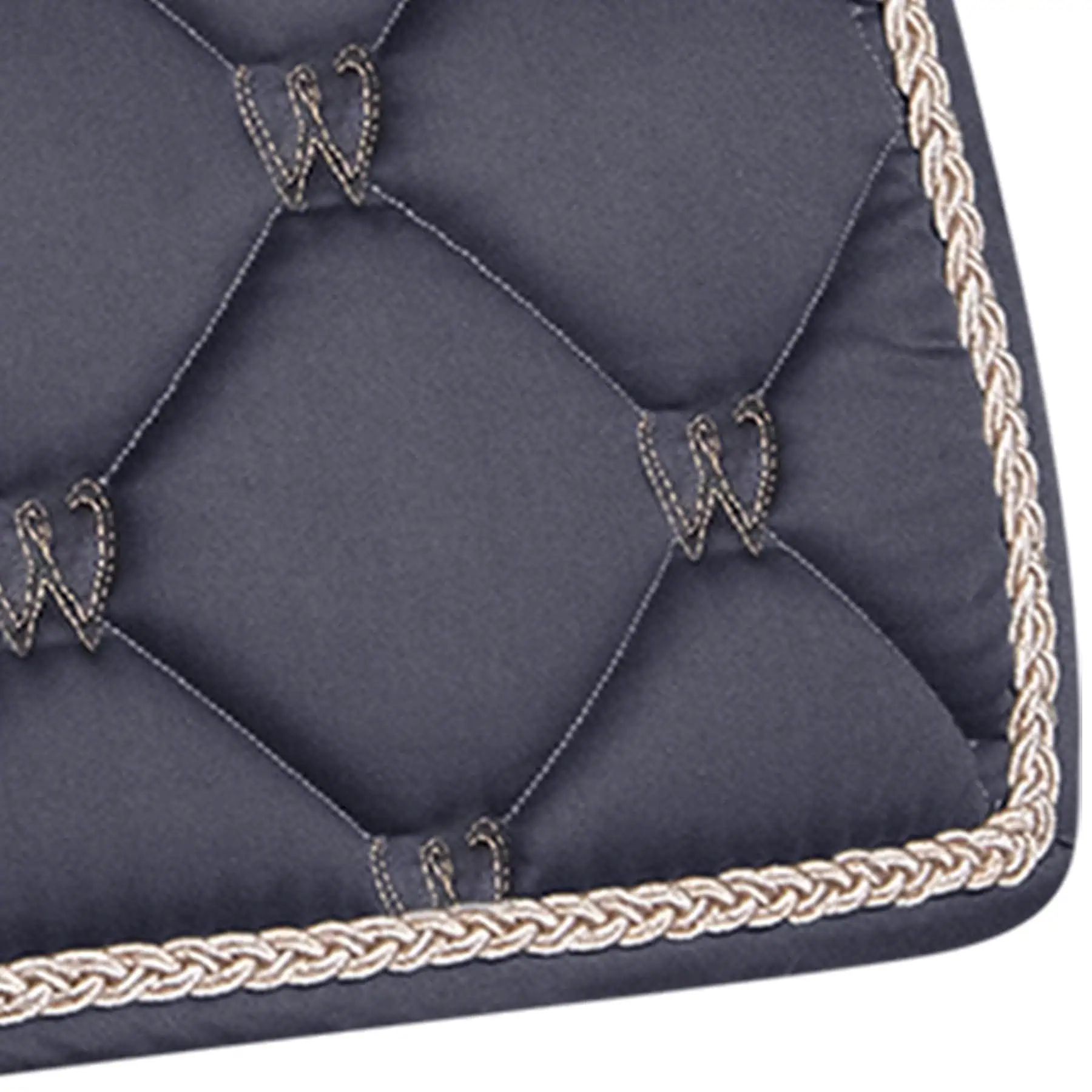 Valencia Saddle Pad dark blue/rose gold DR