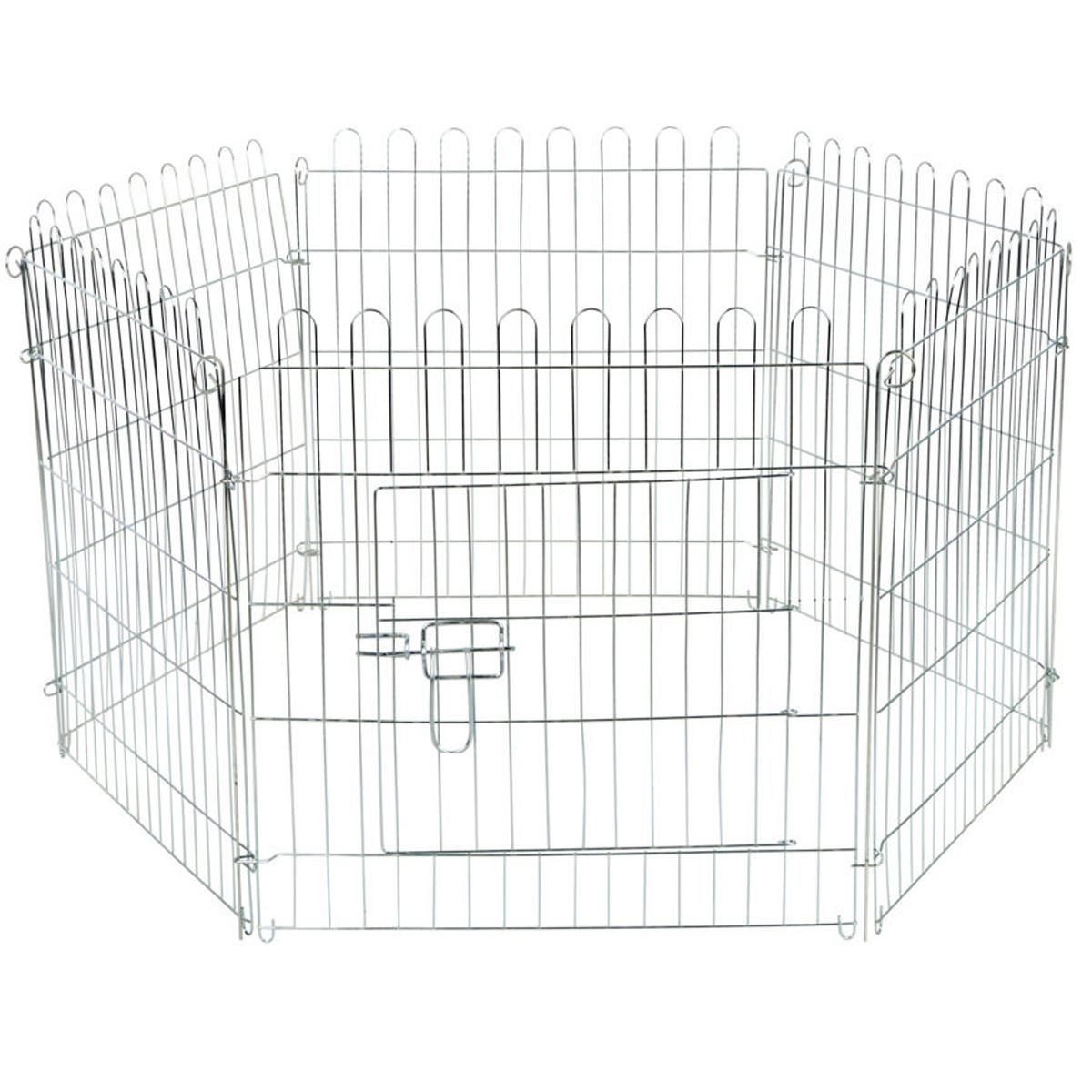 Kerbl Freilaufgehege 6-eckig, Gitterabstand 2,8 cm, Vorderansicht