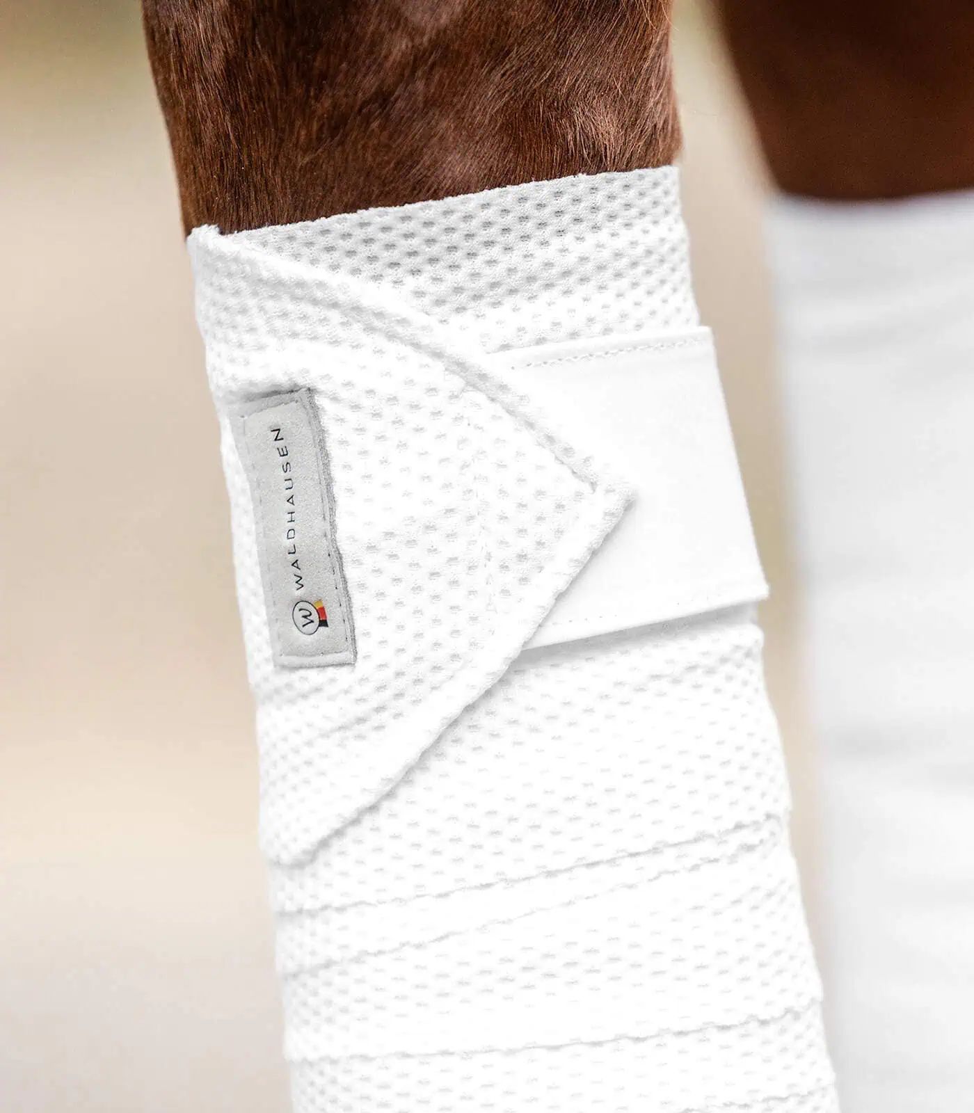 Waldhausen Bandes Breath, Lot de 4, Mesh Respirant, blanc