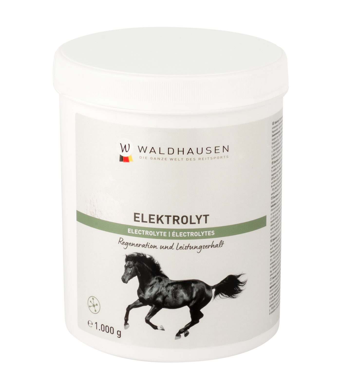 Waldhausen Elektrolyt Pulver für Pferde, Regeneration & Leistungserhalt, 1 kg