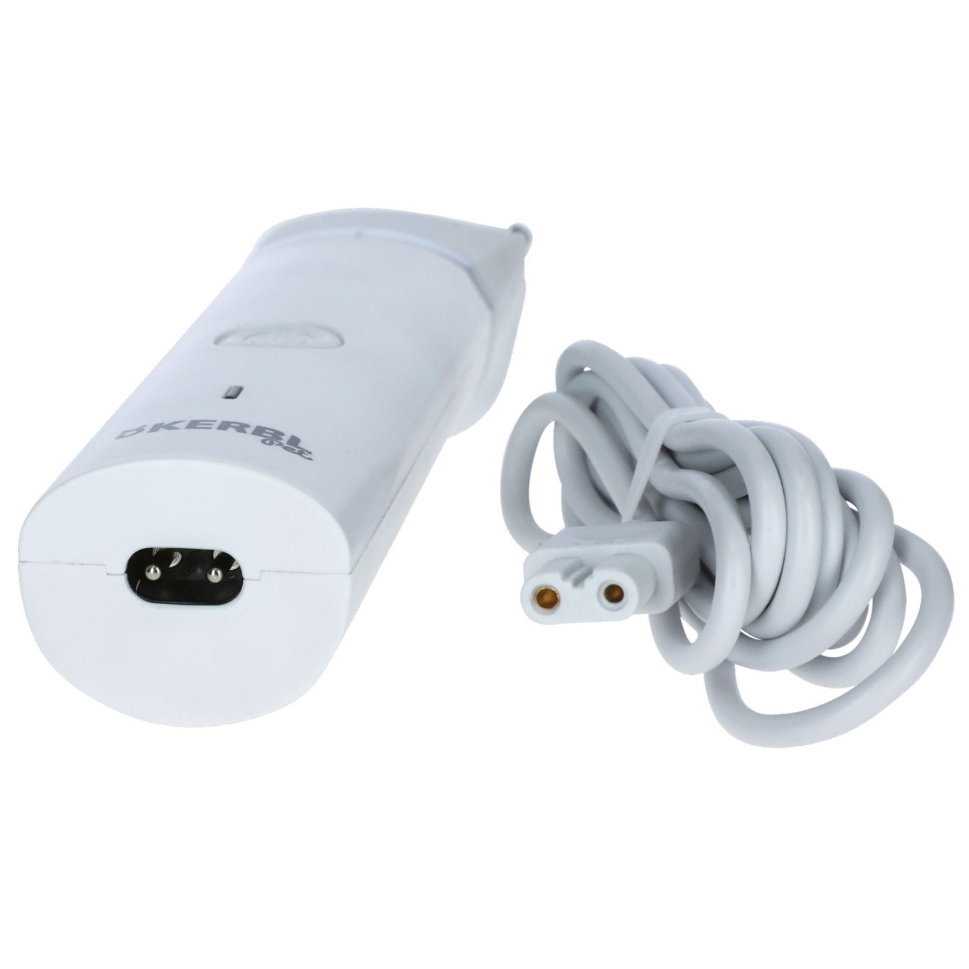 Kerbl Batteridriven multitrimmer 4in1, sladdlös klotrimmer, vit, leveransinnehåll, kabel