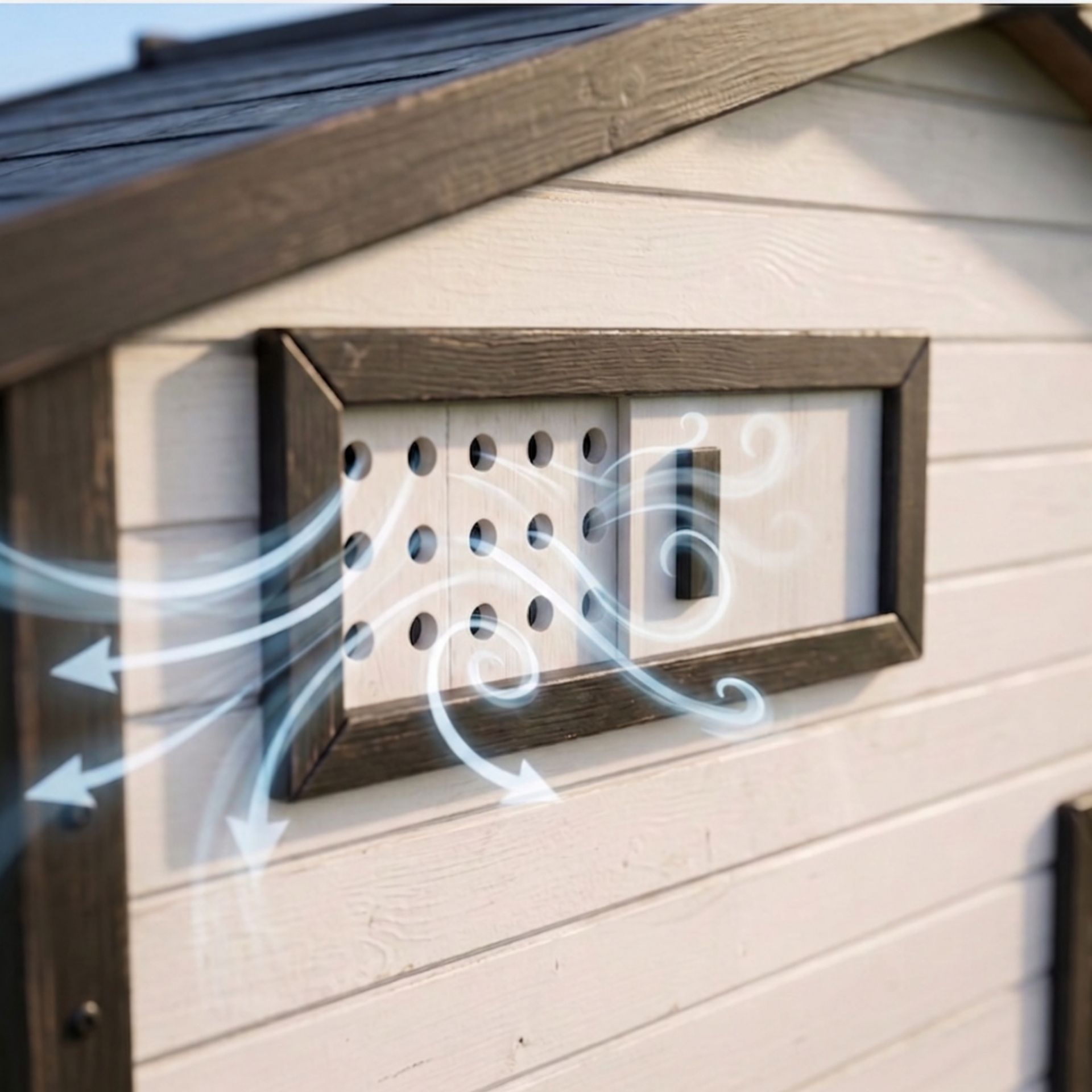 Agrarzone Pollaio Ecoflex Hen Haus con nido esterno in composite