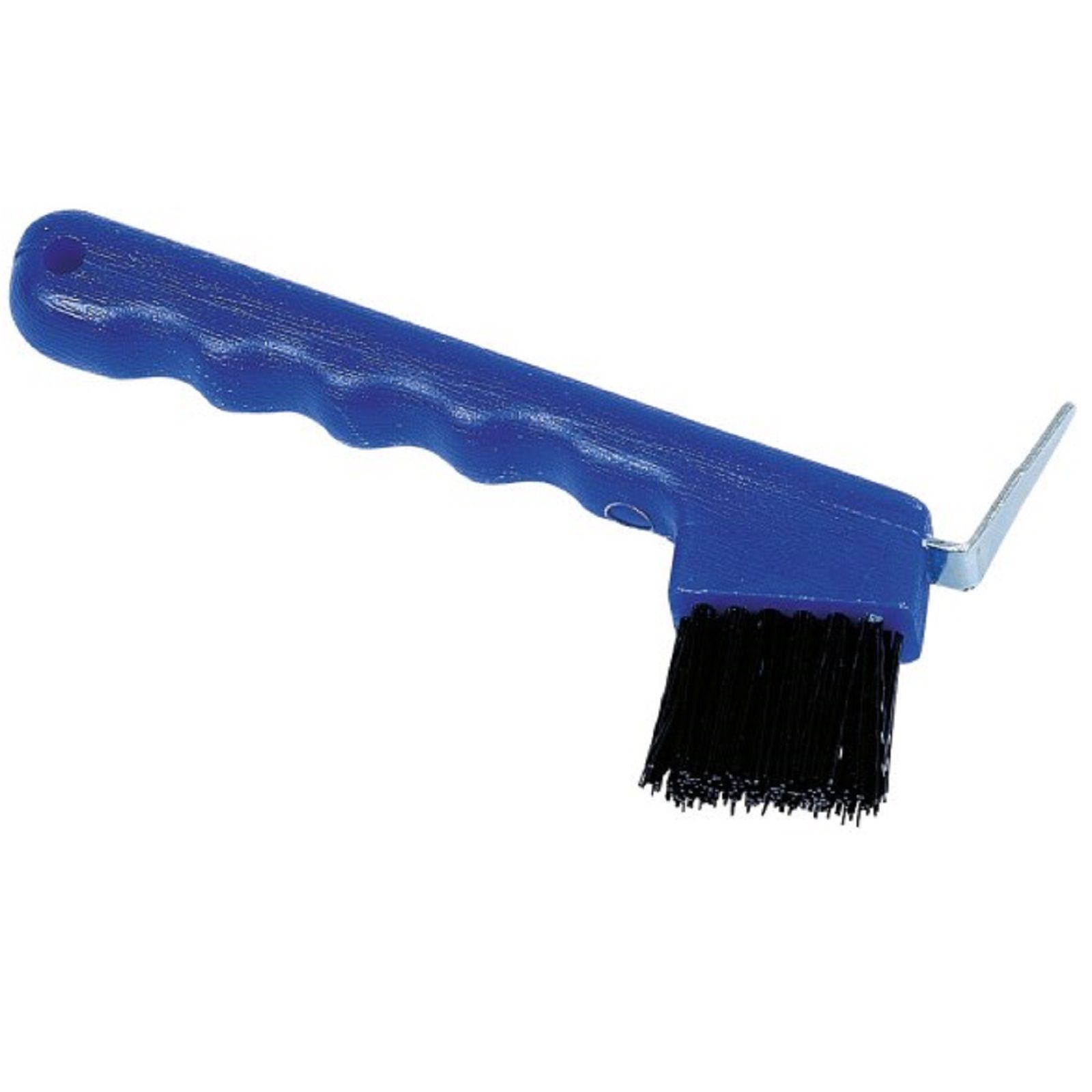 Hufauskratzer mit Bürste blau