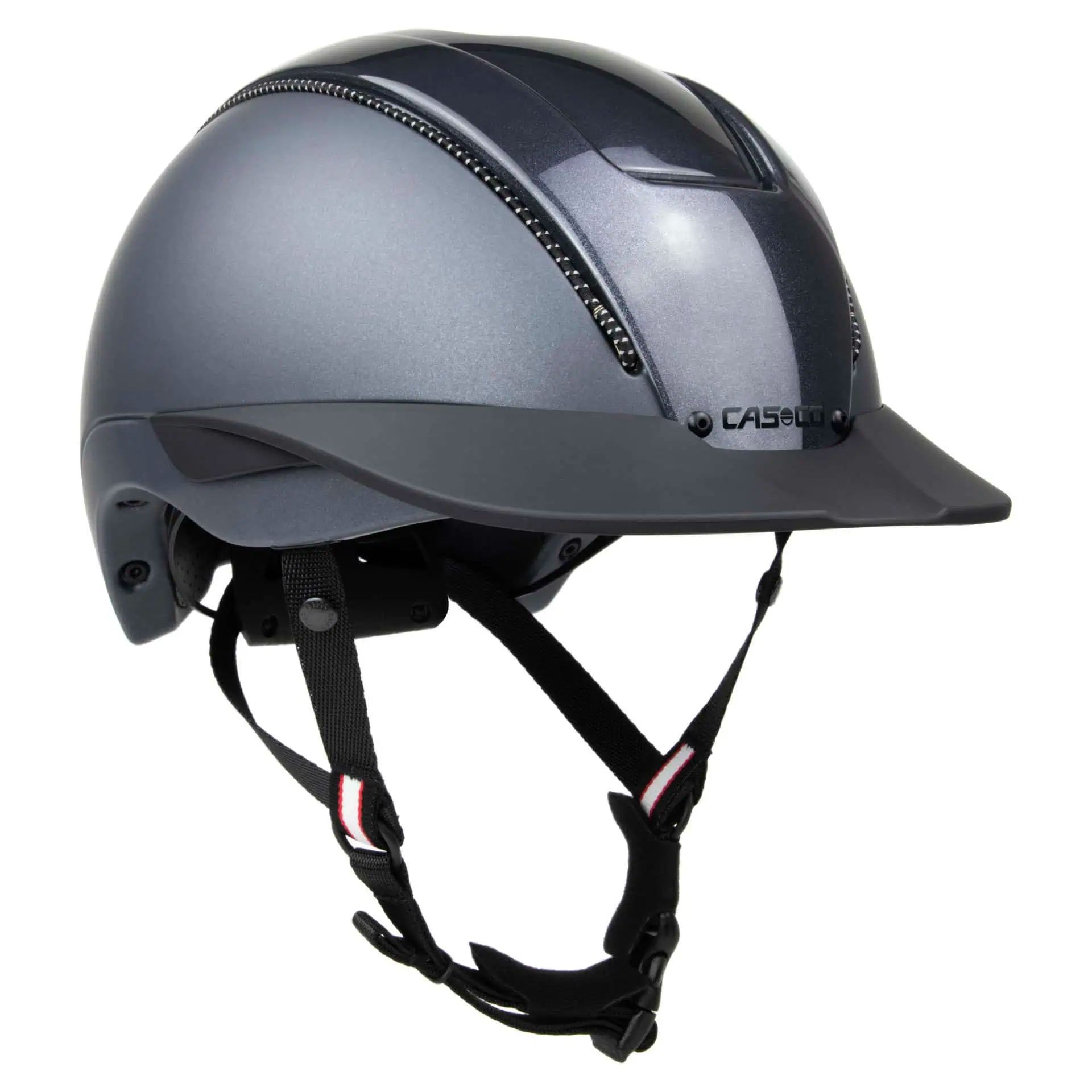 Casque d'équitation CASCO DUELL gris foncé M