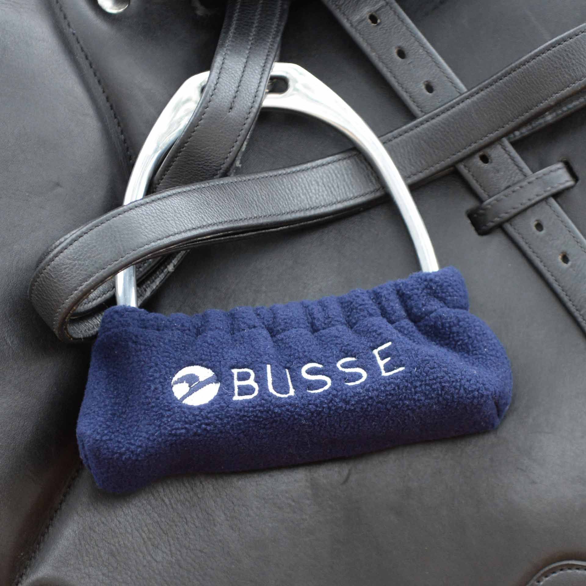 BUSSE Couvre-étrier SNEAKER, marine, polaire, par paire, en utilisation