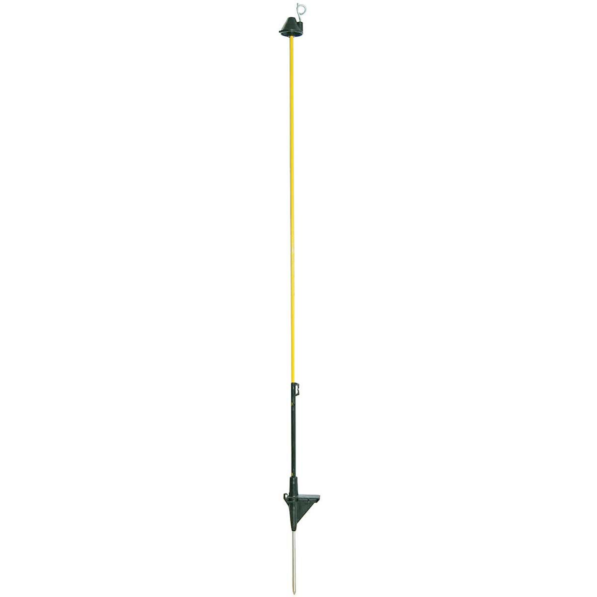 10x AKO Paletto ovale in fibra di vetro 106 cm incl. isolatore di testa