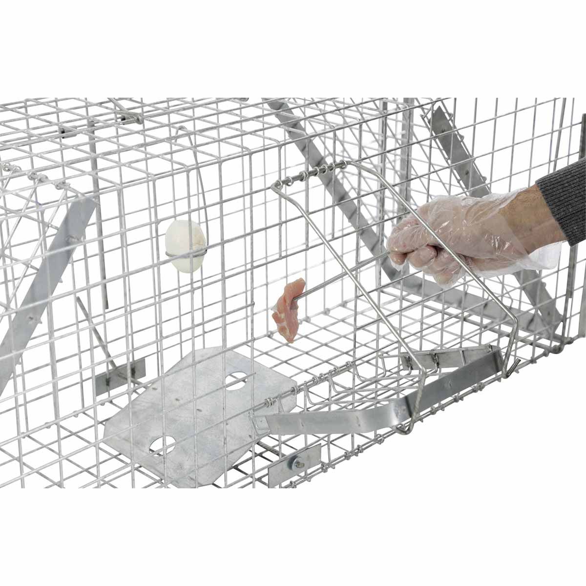 Kerbl Alive Predator Super dobozcsapda, élő csapda horganyzott fémből, 118 x 33 x 42 cm
