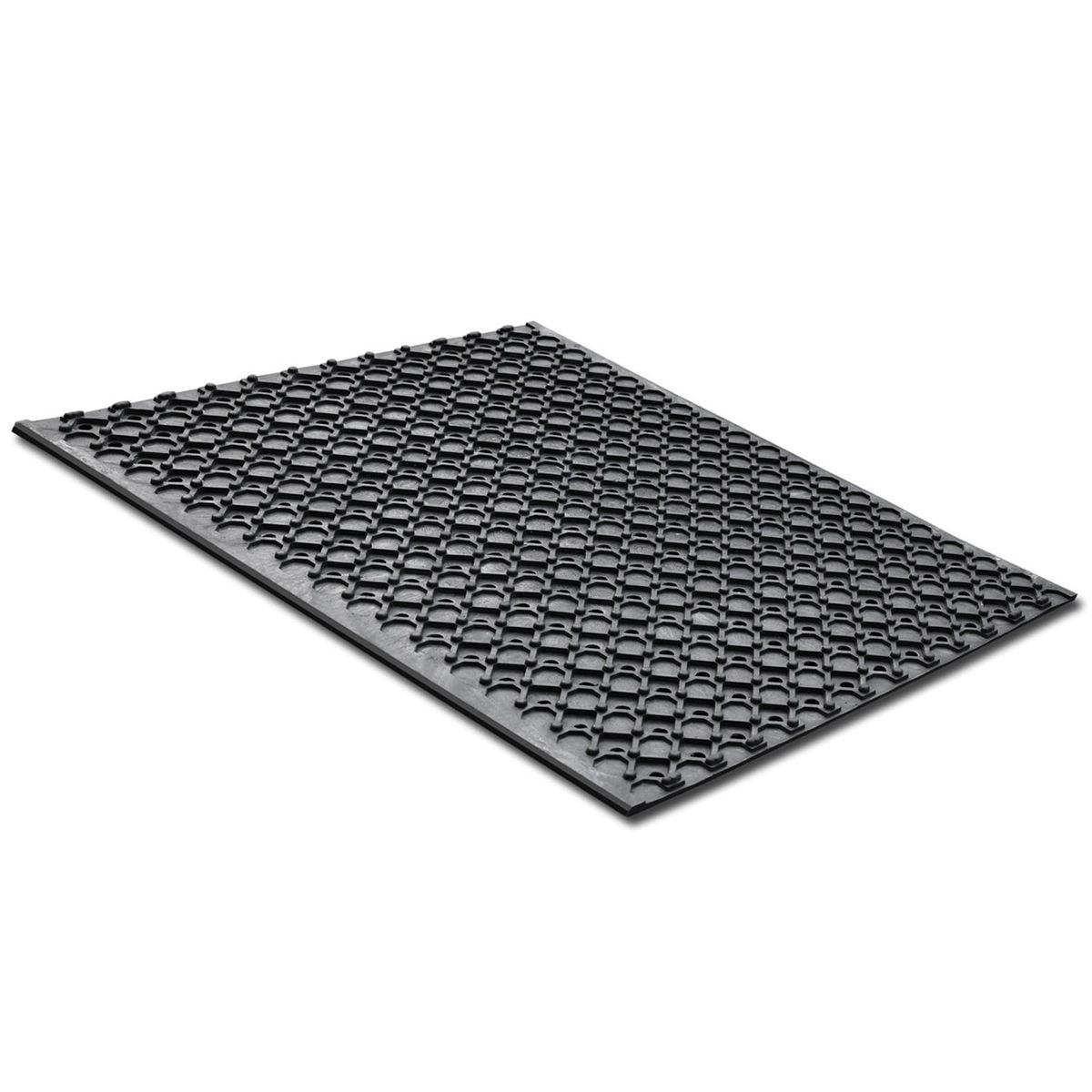 Ridhusmatta, perforerad matta 118 x 85 x 4 cm, sidovy