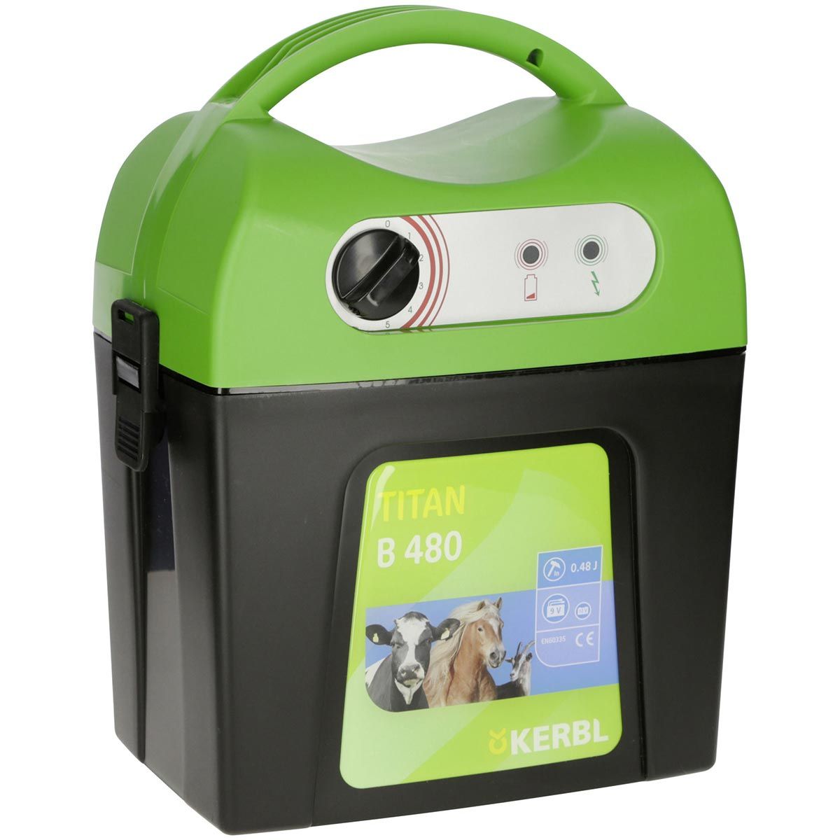 Kerbl TITAN B480 aparat generator impulsuri gard electric 9V, 0,48 Joule