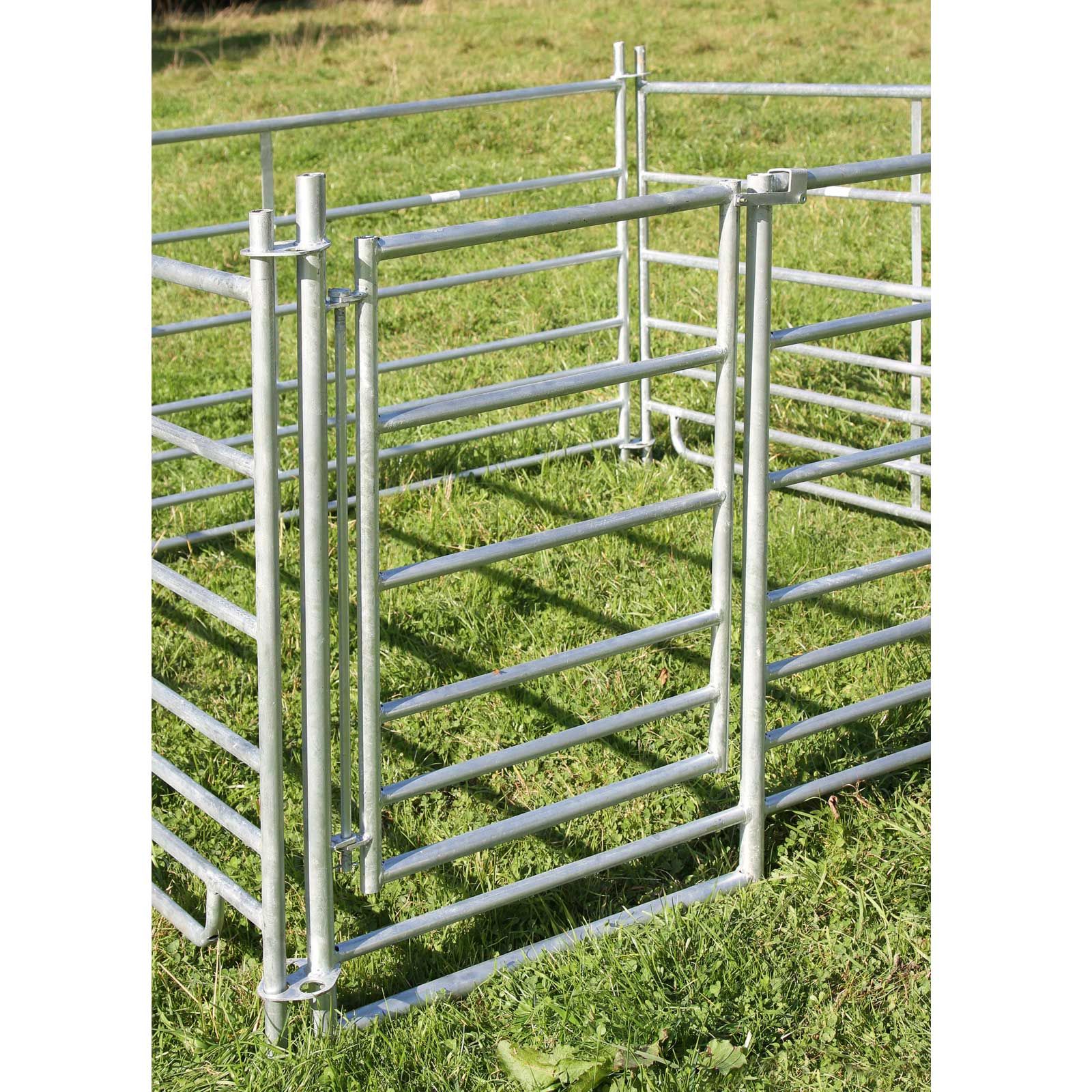 AKO Barrières modulaires pour moutons galvanisées, sans outil, 1,83 x 0,92 m