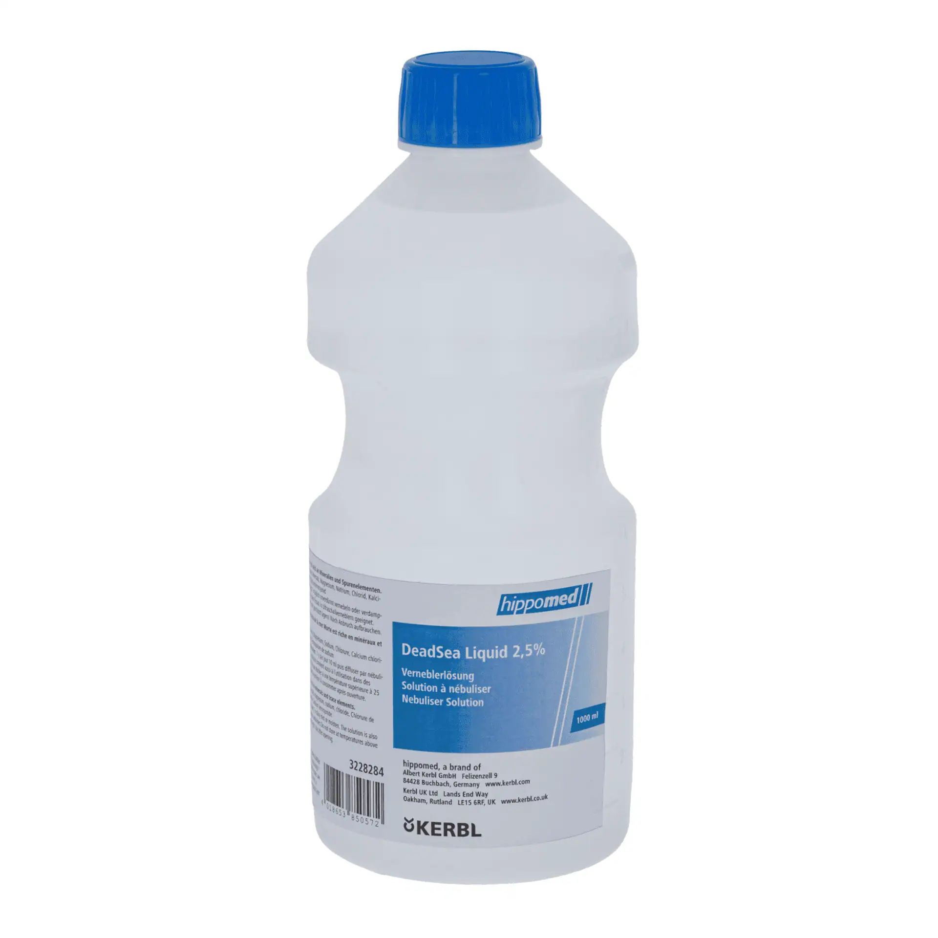 Hippomed DeadSea Liquid Nebuliser Solution 2.5%, 1 L