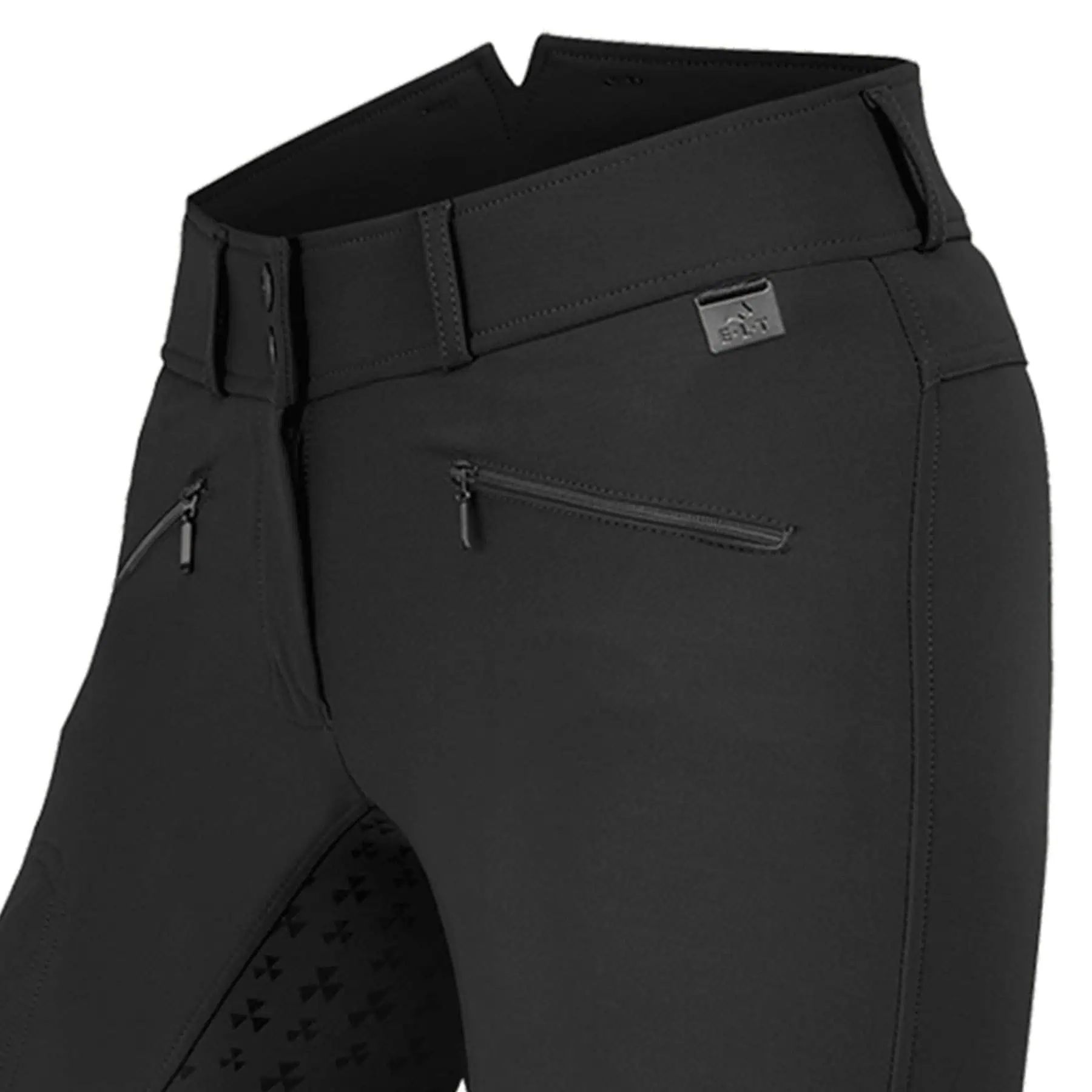 ELT Reithose Hella High Waist Silikon, Vollbesatz Damen & Kinder, schwarz 176