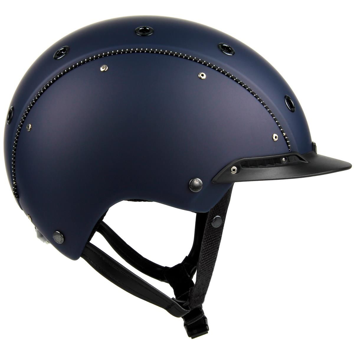 Casque d'équitation Casco Champ 3 avec réglage Disc-Fit Vario, marine L