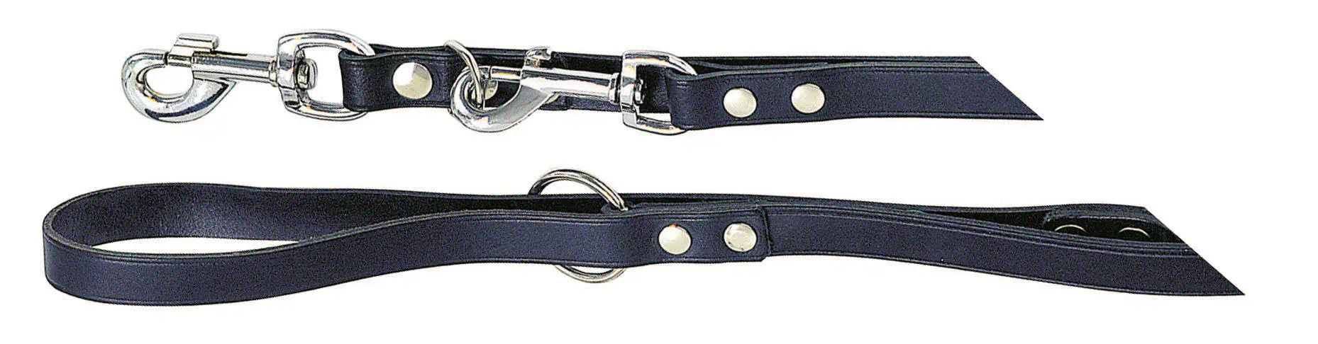 Kerbl Pet Laisse Mexica en cuir riveté, cuir teinté