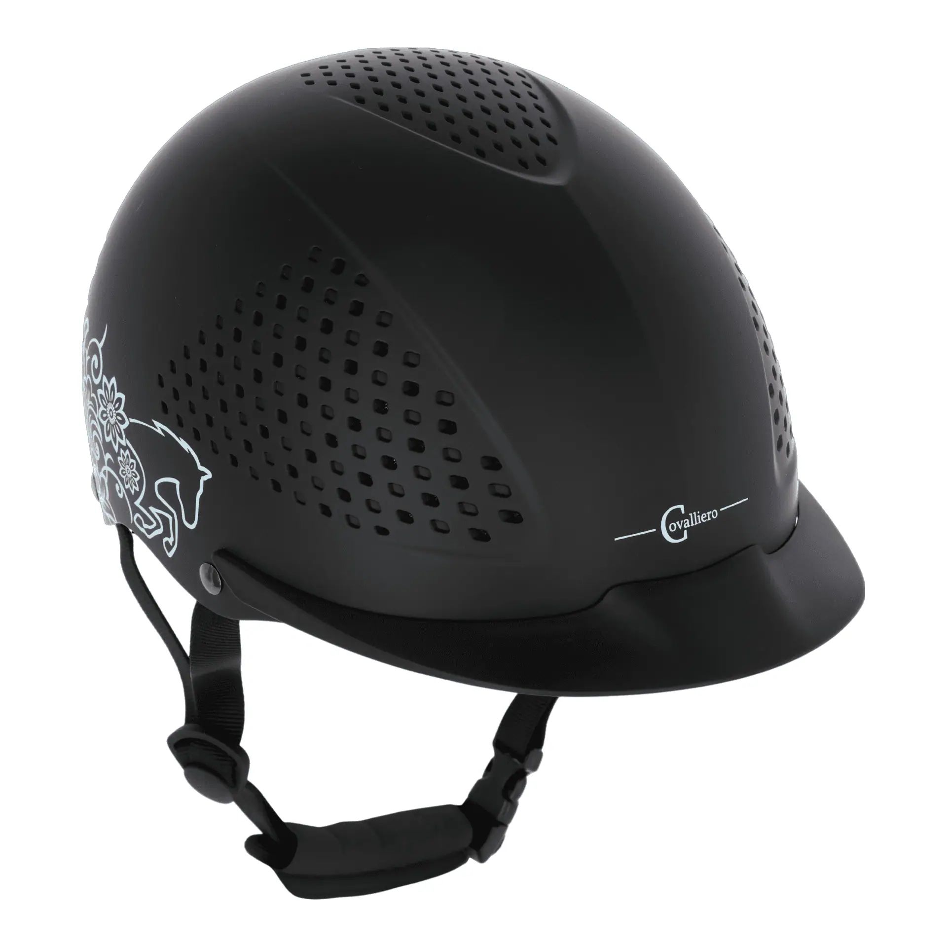 Casque d'équitation enfant Covalliero Beauty 2.0 avec système Disc, vue de côté