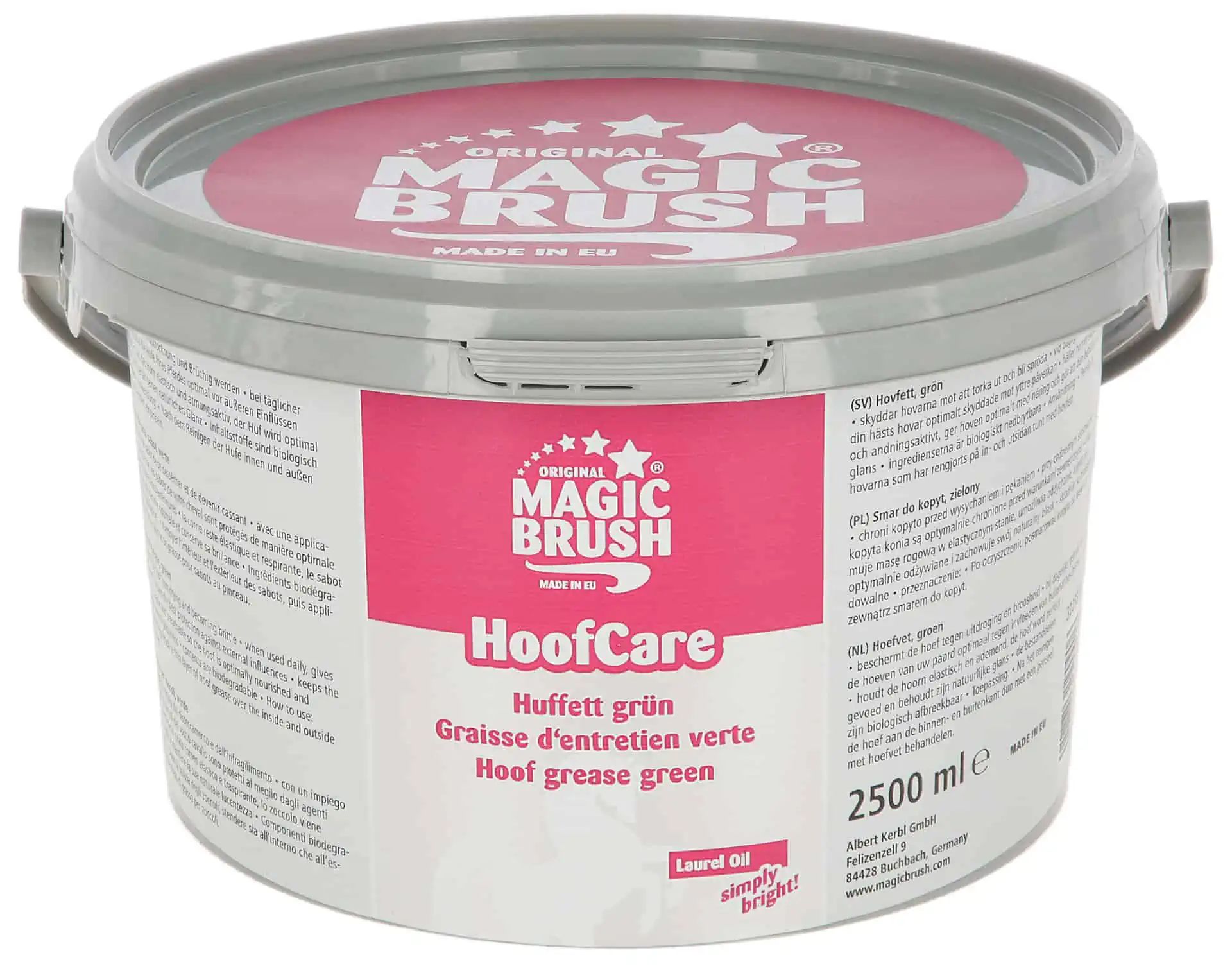 Kerbl MagicBrush Grasso per zoccoli verde 2,5 L con estratto di alloro