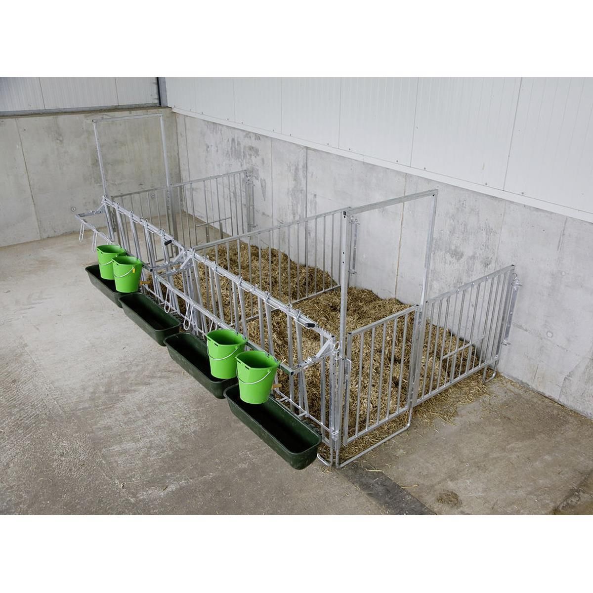Kerbl Cornadis Modulaire pour veaux, Enclos d'alimentation, 7 places