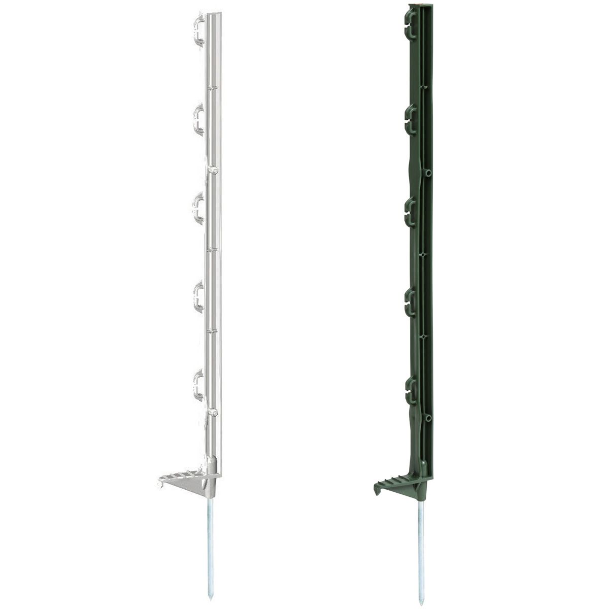 AKO Țăruș din plastic Eco 70 cm, treaptă unică, pachet de 5, variantă de culoare, stâlp
