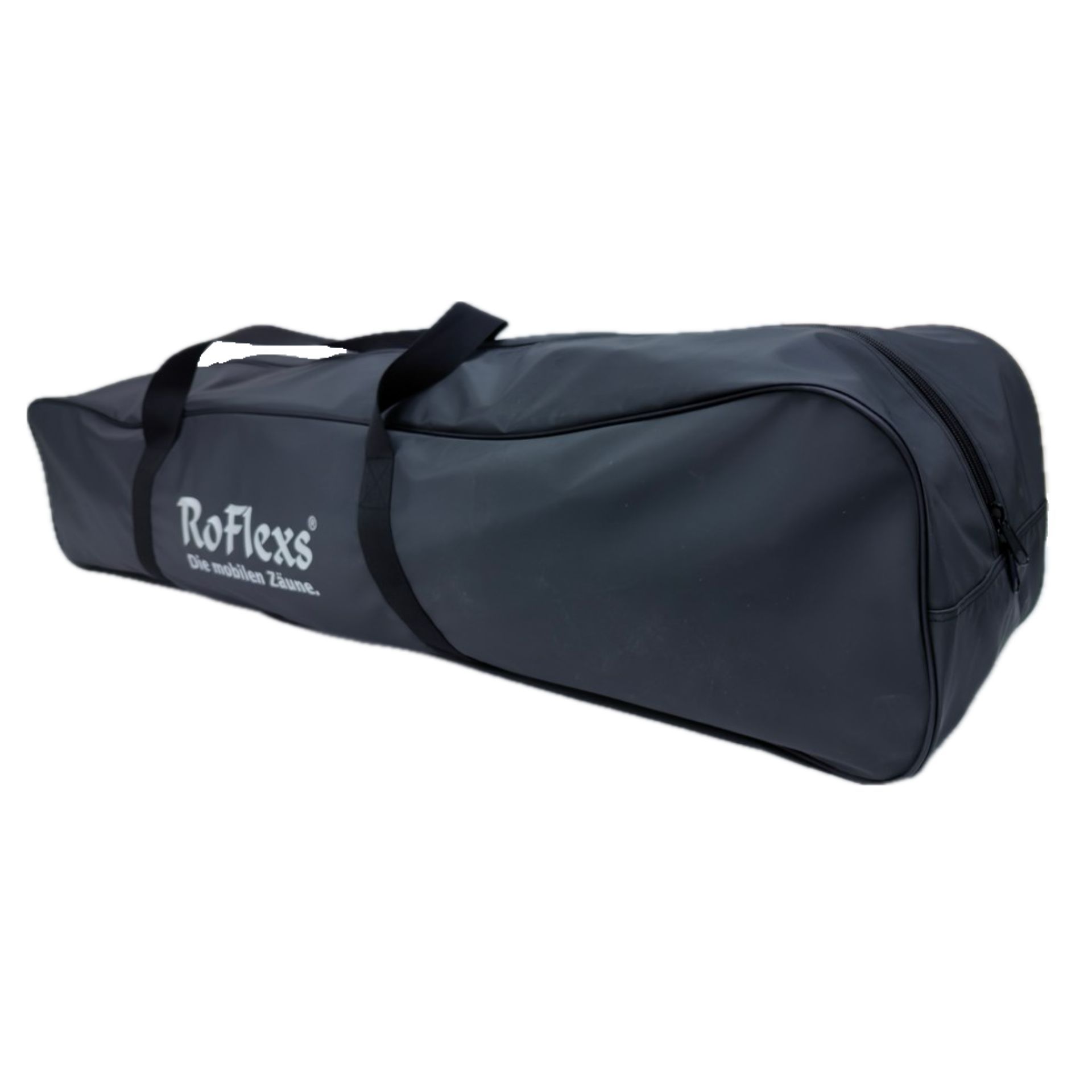 RoFlexs Tragetasche 150 cm anthrazit, robust, für Weidezaunpfähle, Seitenansicht