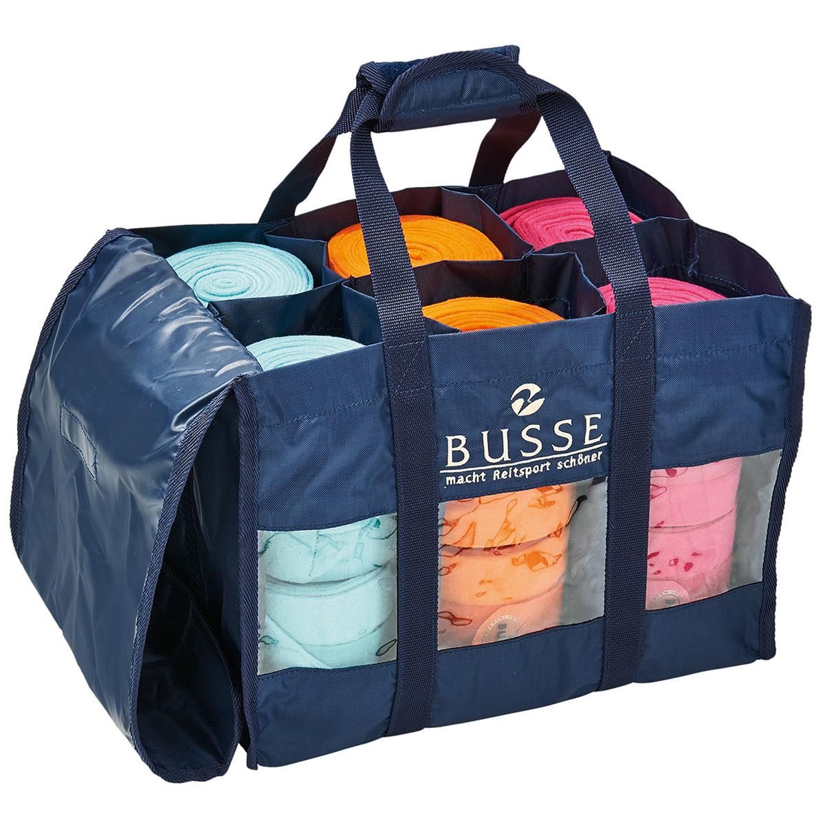 BUSSE Borsa per bendaggi RIO, contenitore per bende e stinchiere, blu navy