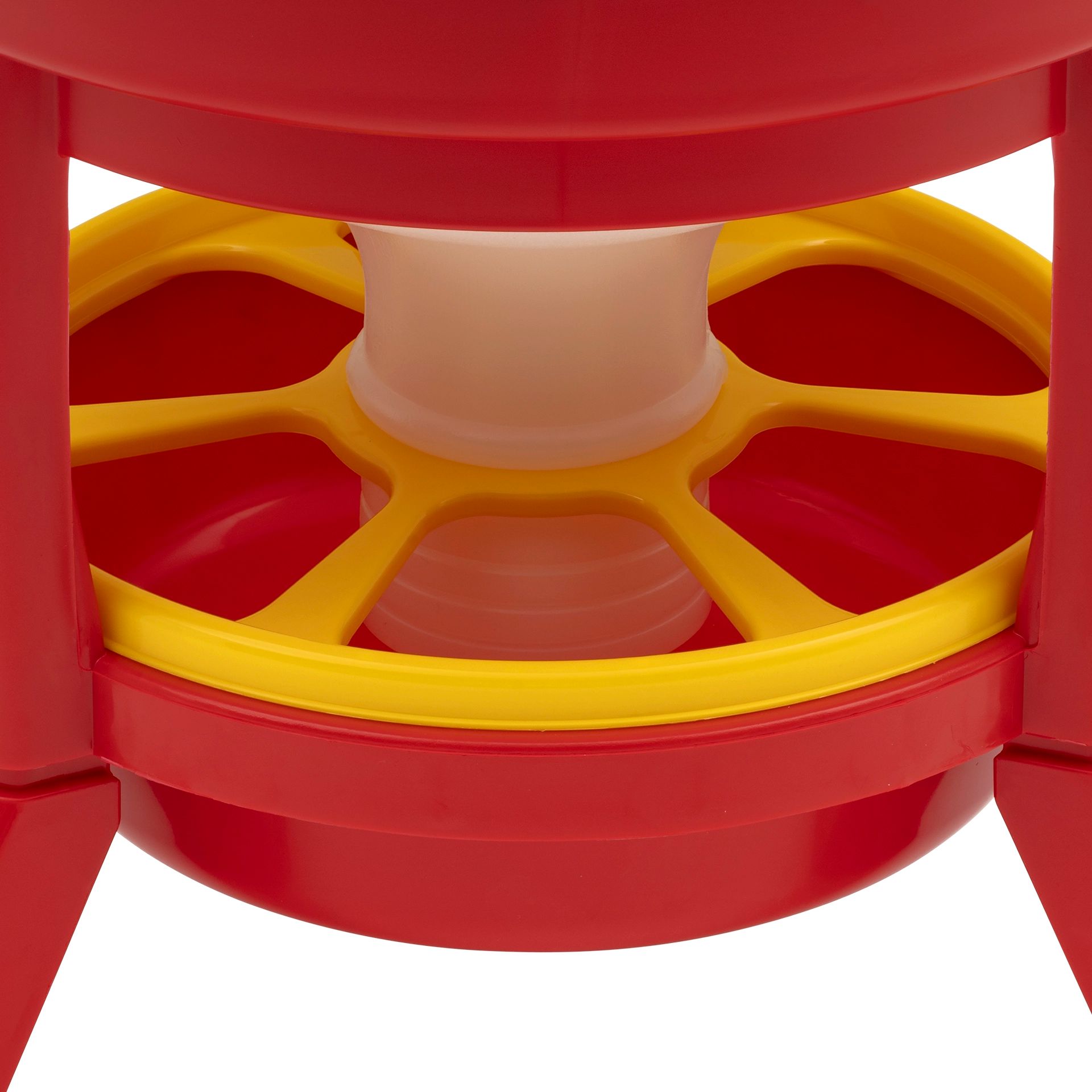 Agrarzone Imperial Poultry Hopper Feeder with Feeding Ring, detail view