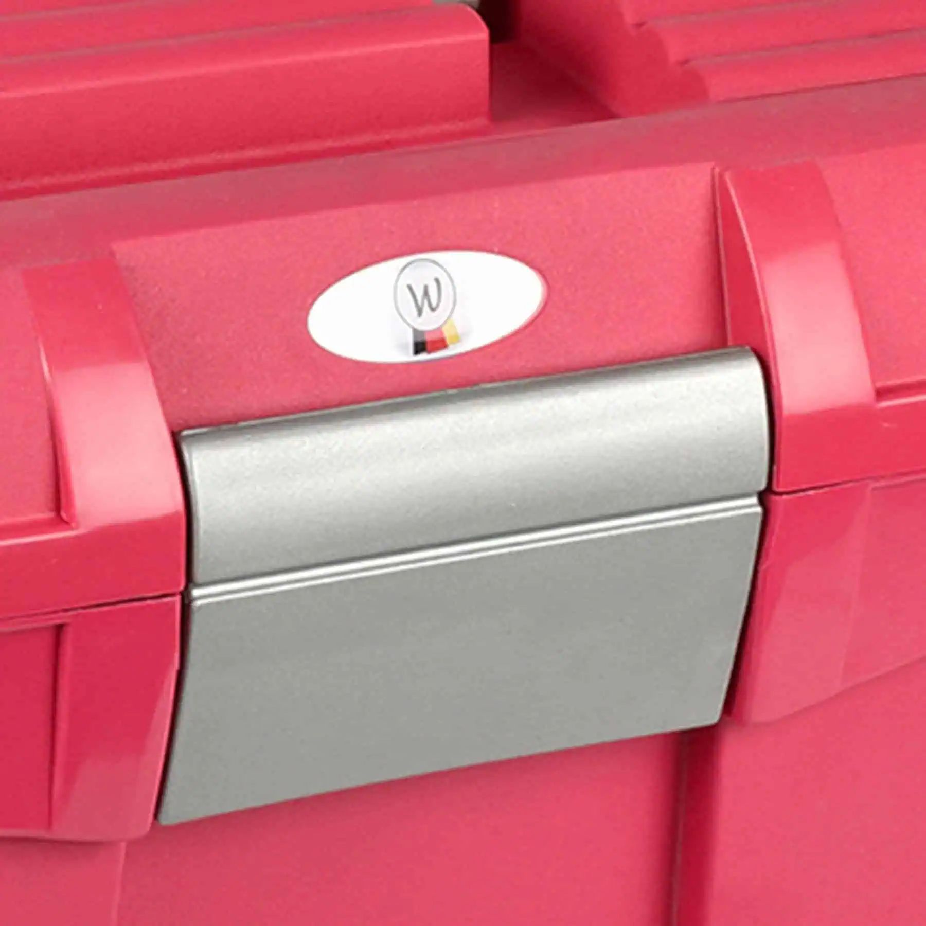 Coffret de pansage Waldhausen verrouillable, rangement robuste, détail, fermeture