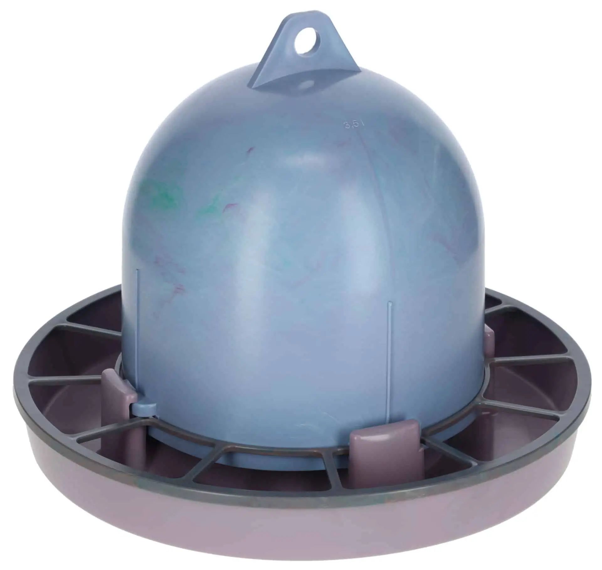 Kerbl Futterautomat für Küken und Hühner, Recycling-Kunststoff, 2,5 kg