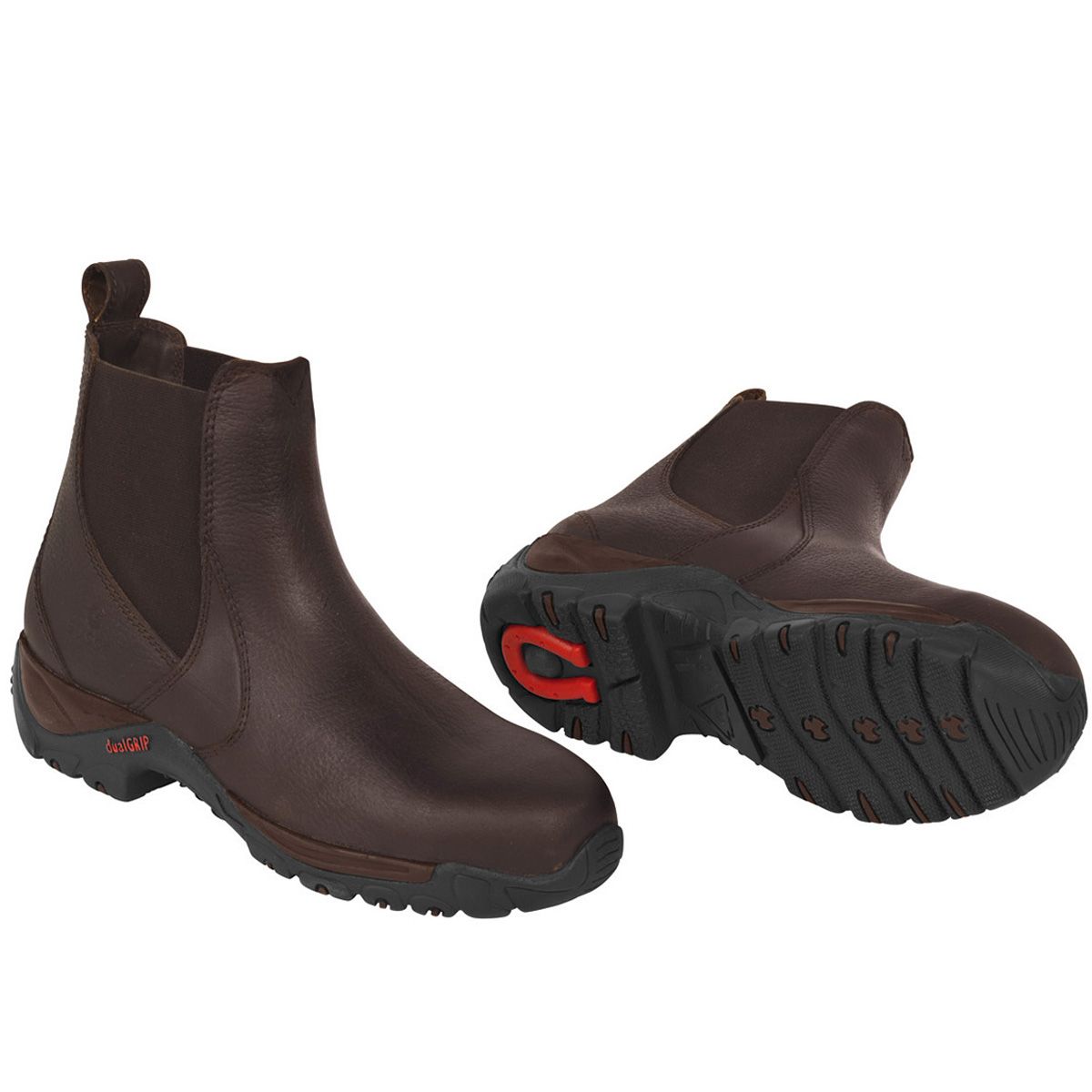 BUSSE Jodhpur-Stiefelette PROTECTION mit Stahlkappe, braun