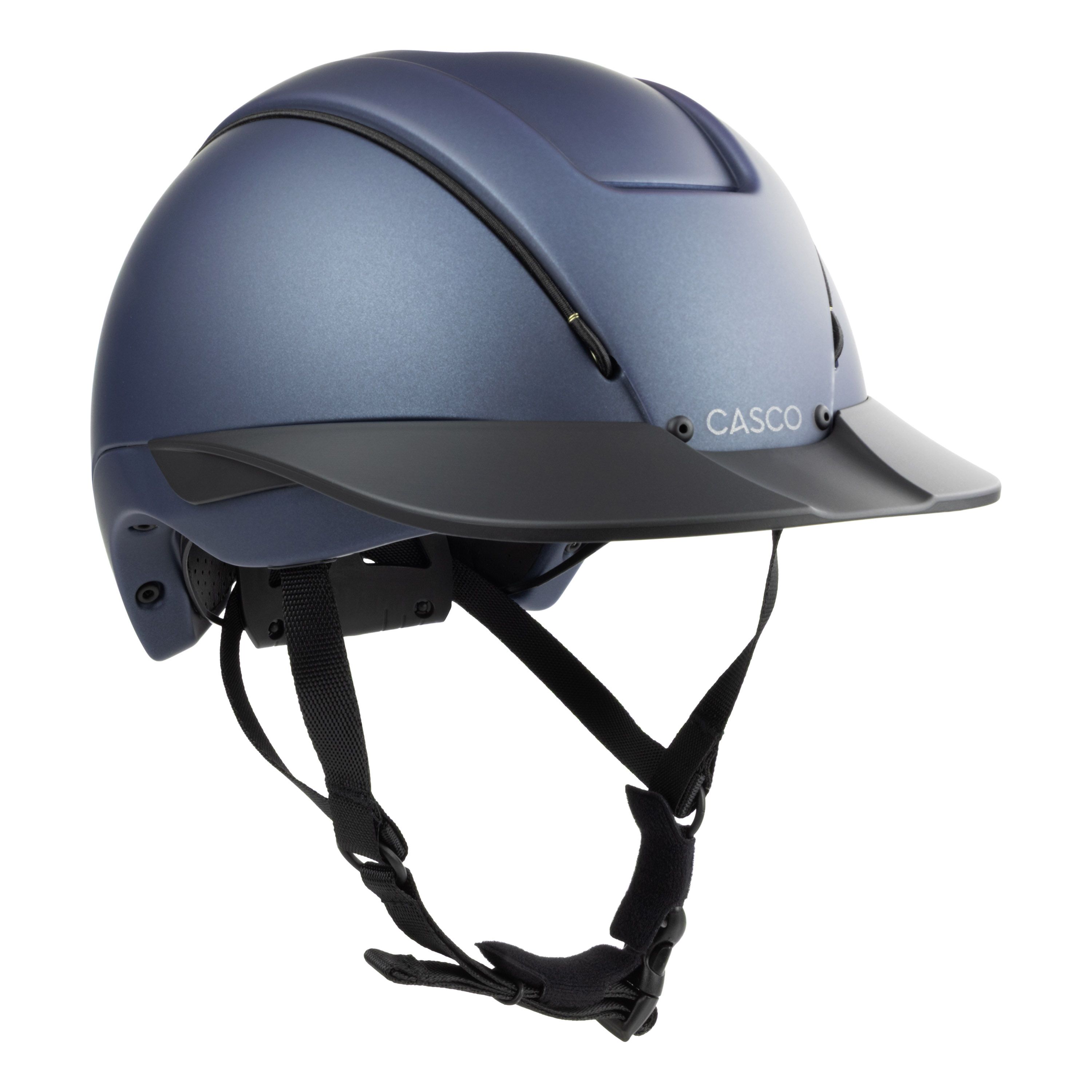 Casco DUELL Prime Marentis casque d'équitation bleu foncé mat