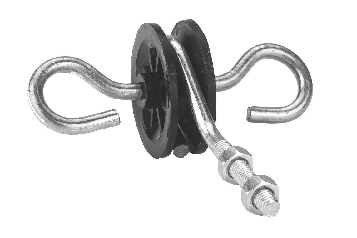 augebolzen, hakenrolle, spulenrad, schnurrolle, hardware dreifachhaken