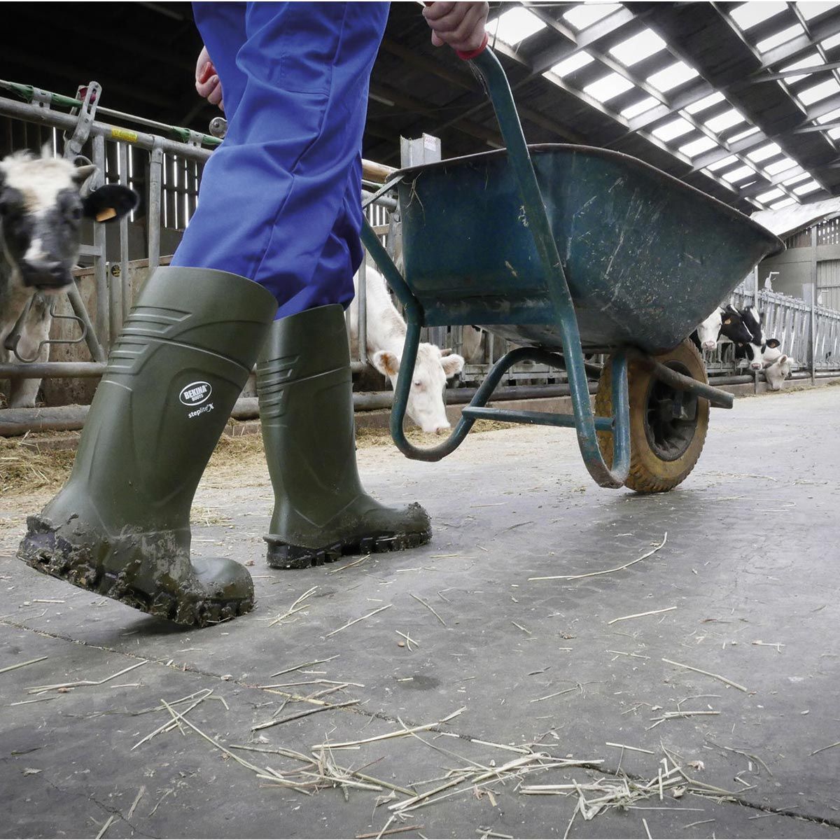 Bottes de sécurité Bekina StepliteX SolidGrip S5 agriculture, taille 44