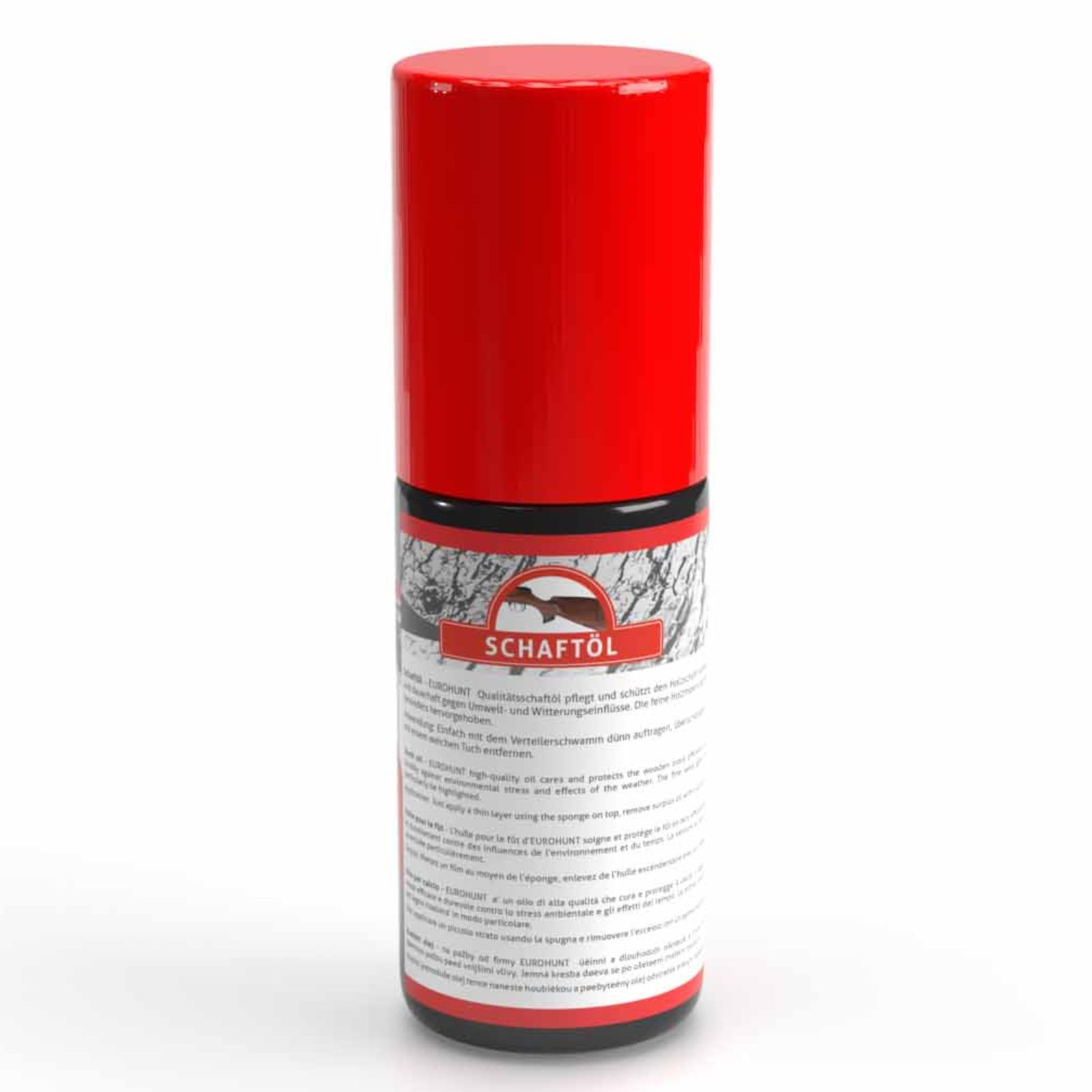 Eurohunt Olio lucidante per calcio fucile finitura marrone chiaro 50 ml